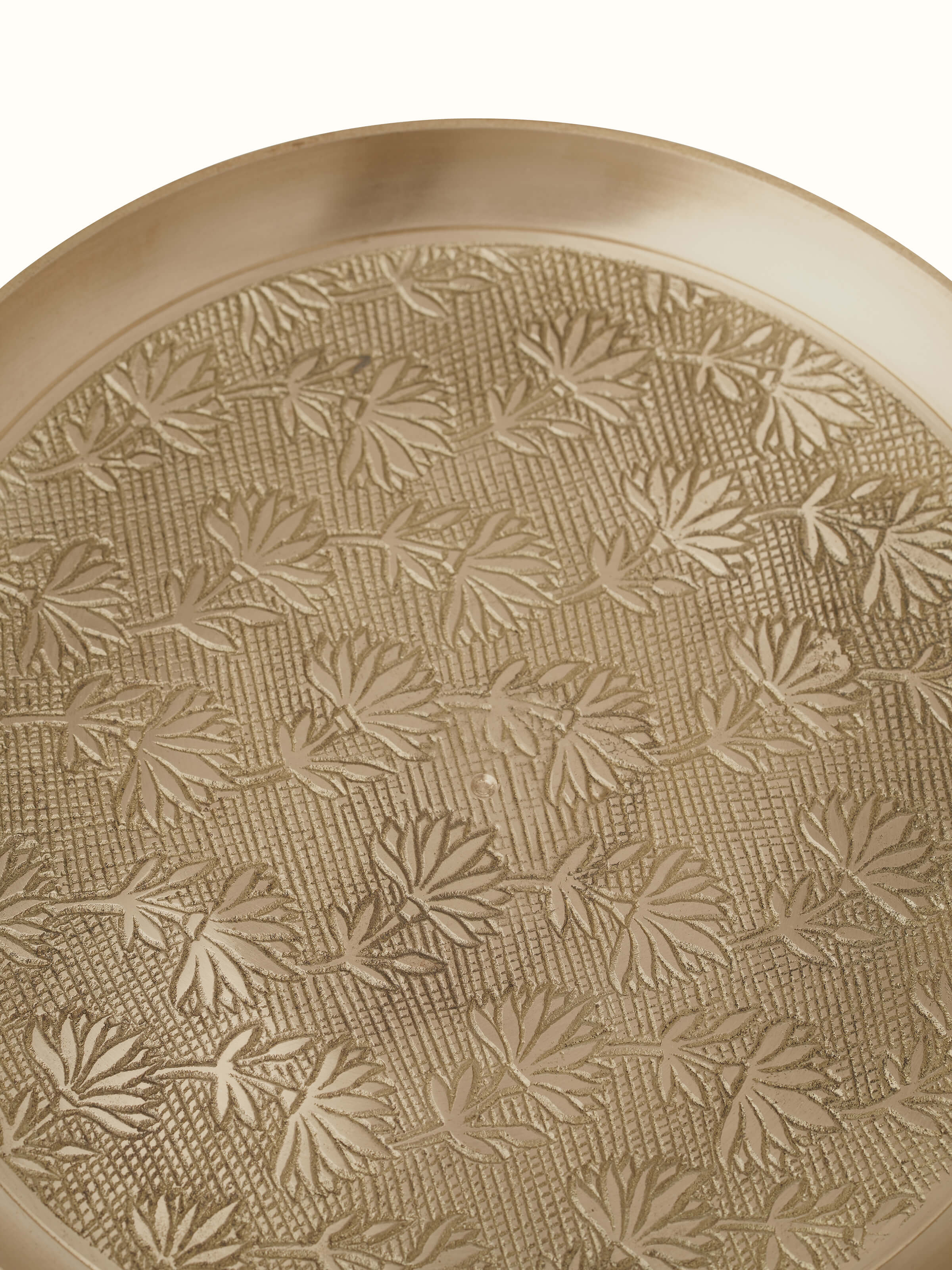 Brass Decorative Plate (10 Inches)