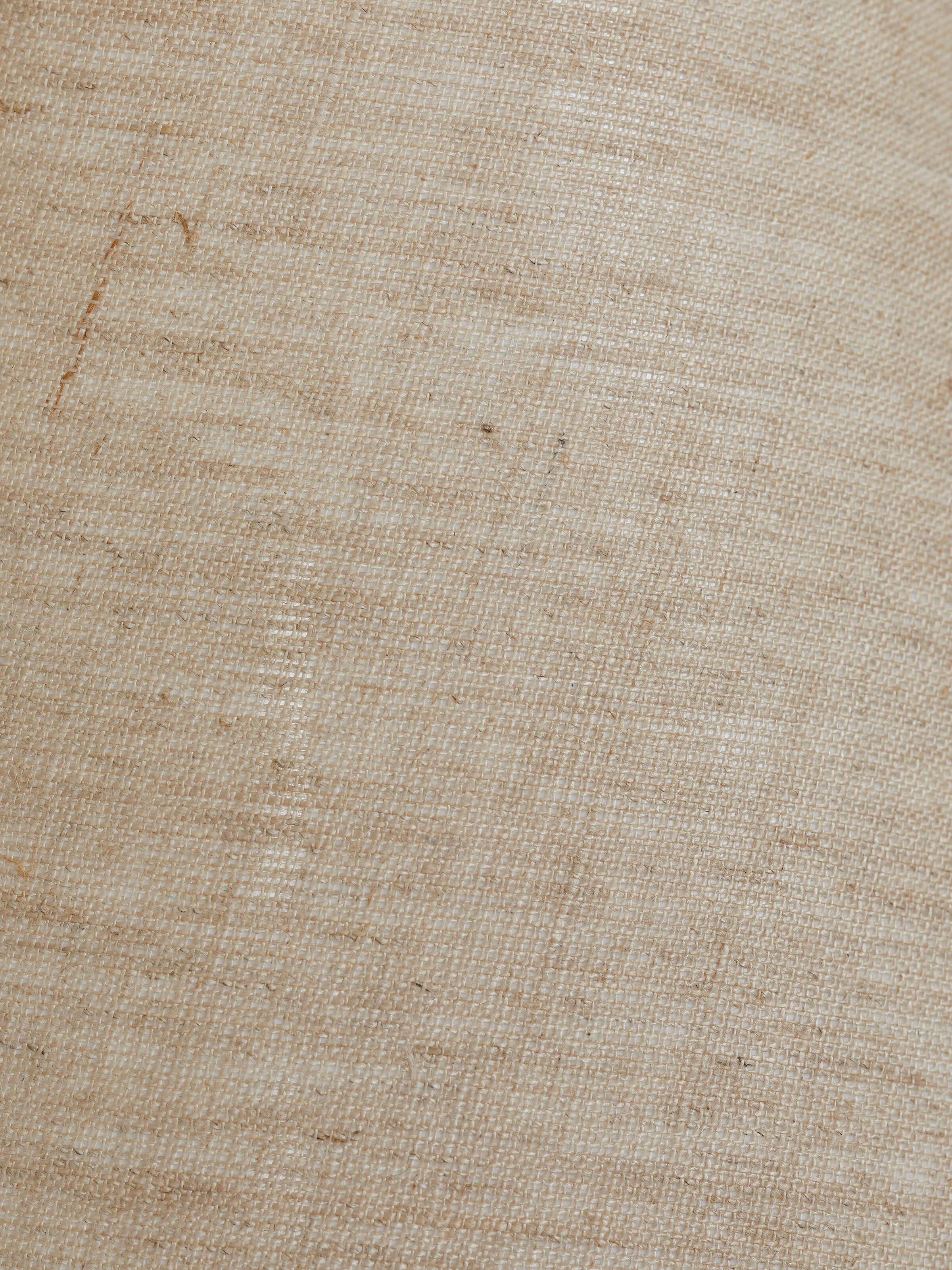 Close-up view of Wood & cotton fabric table lamp