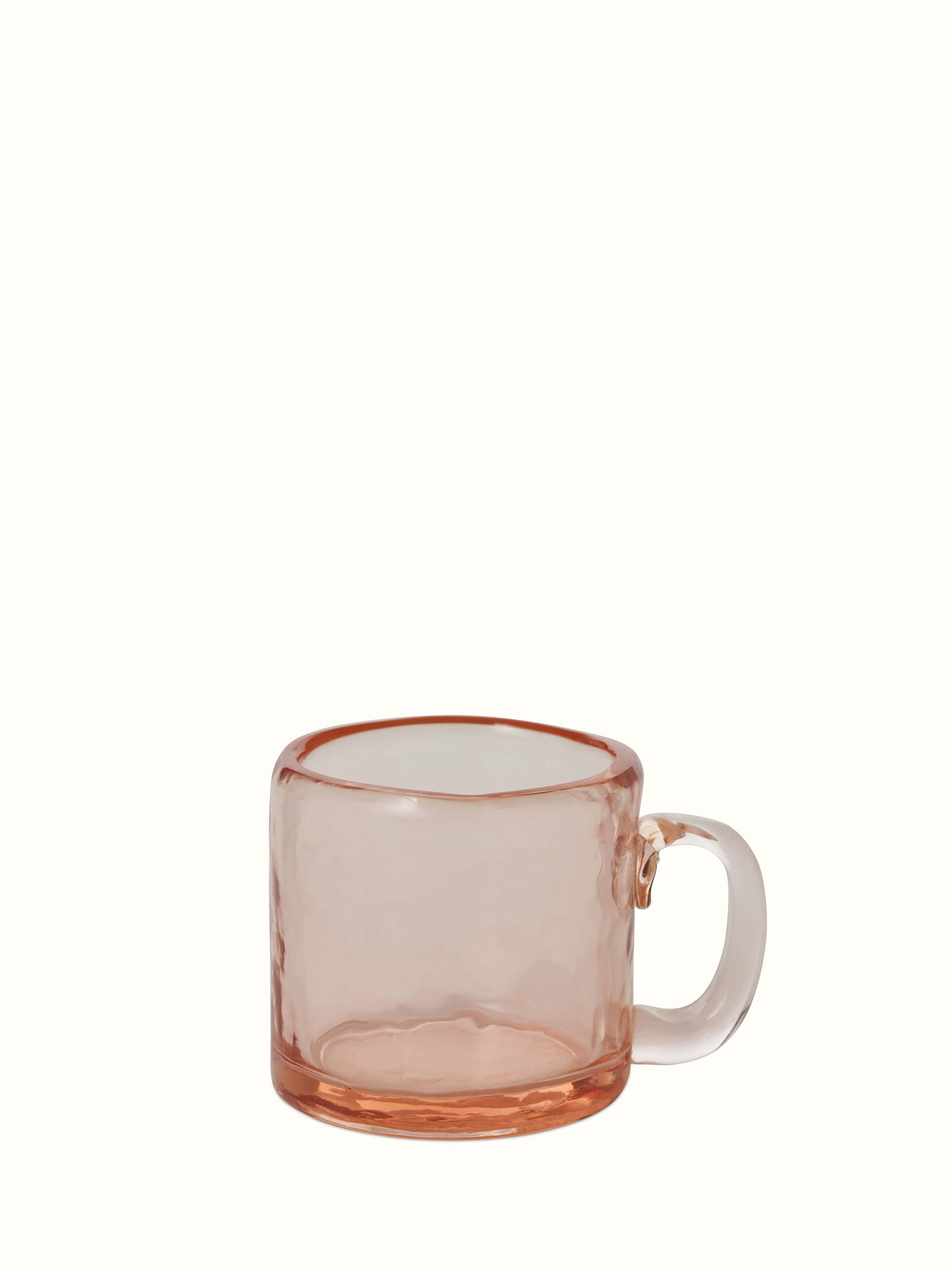 Side view of Firozabadi Coloured Glass Teacup & Saucer Set (2 pcs), showcasing the teacup and saucer’s design