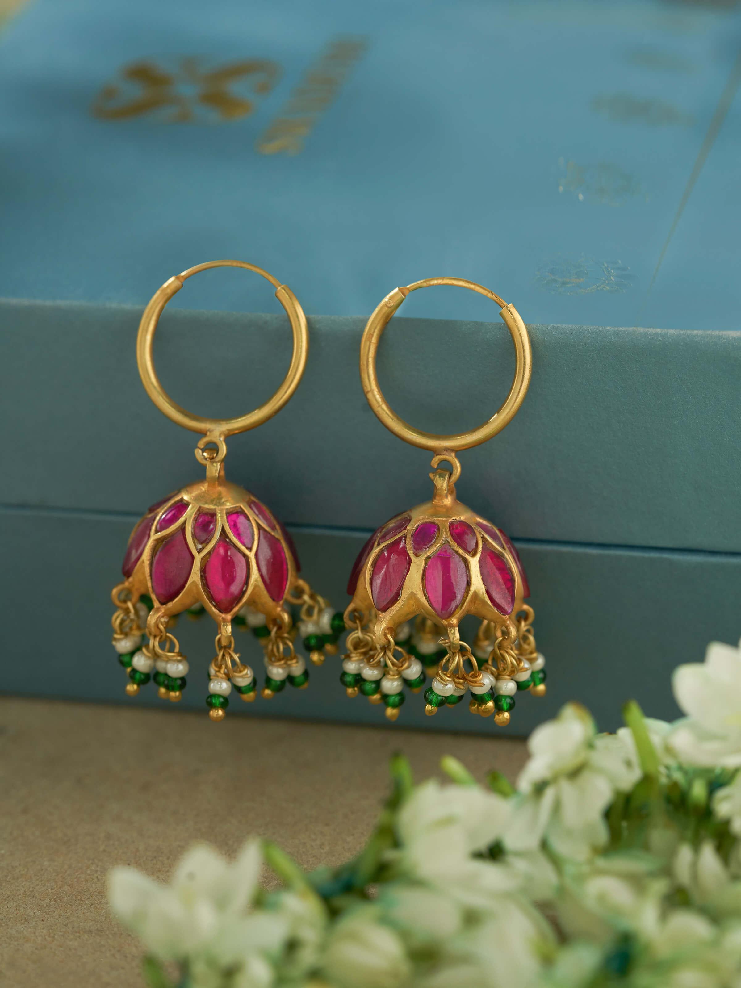 Alternate lifestyle view of Silver Smithing drop earrings highlighting drop length and shine.