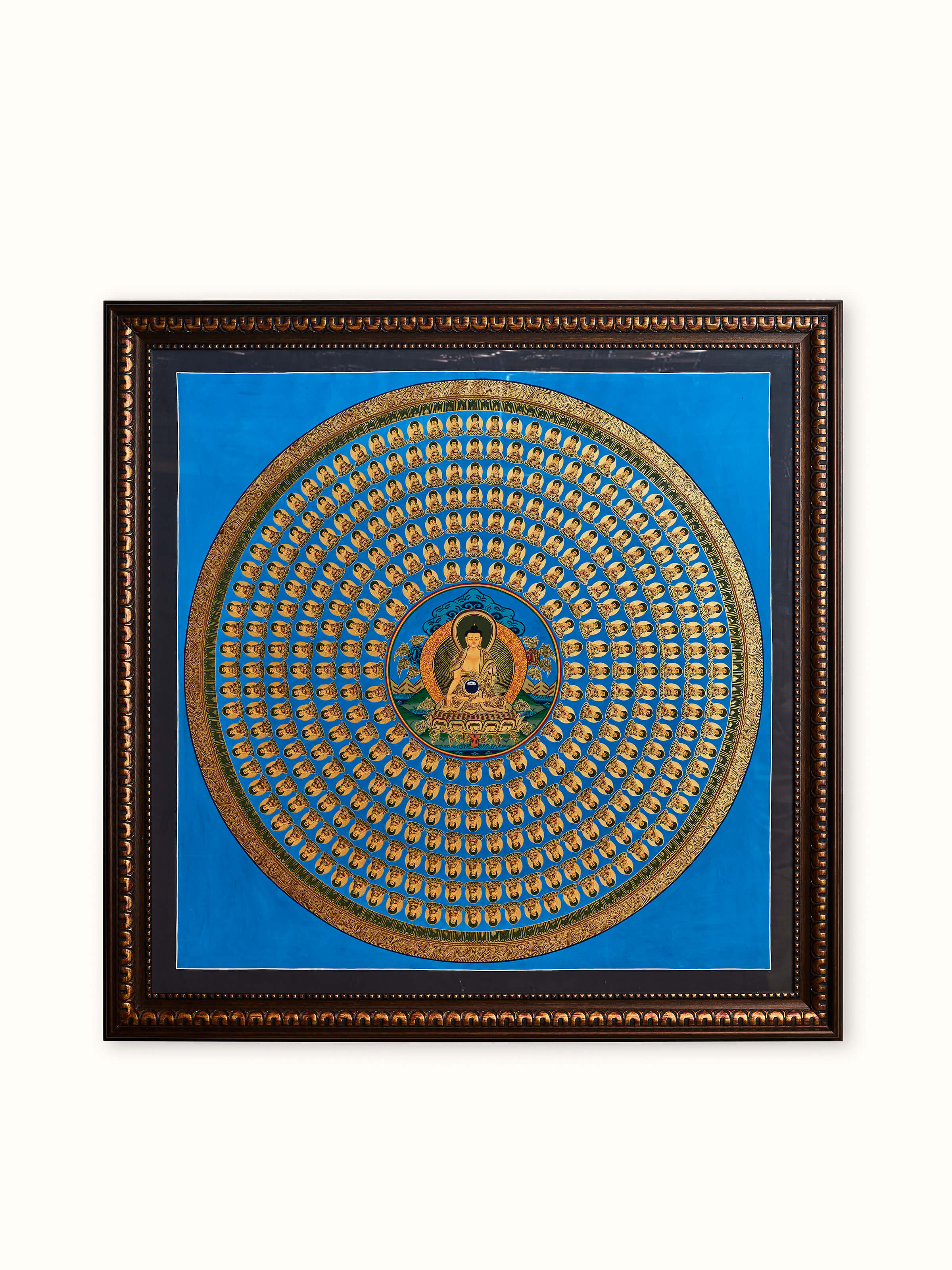 Thangka 365 Buddha painting, featuring a detailed depiction of Buddha in vibrant colors.