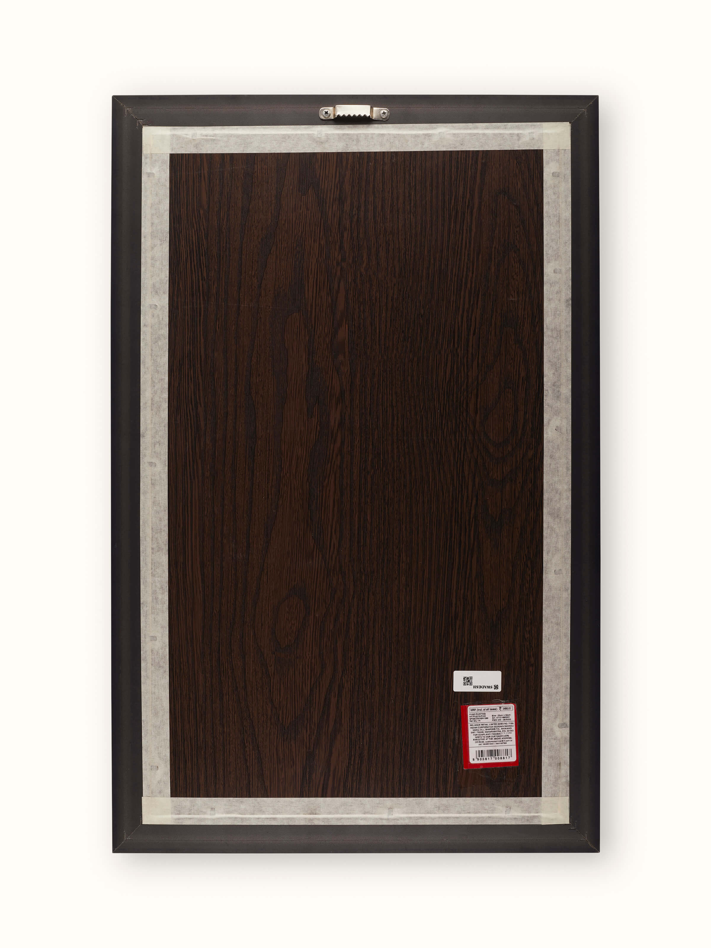 Side view of Phad lord Ganpati painting showing detailed brushwork