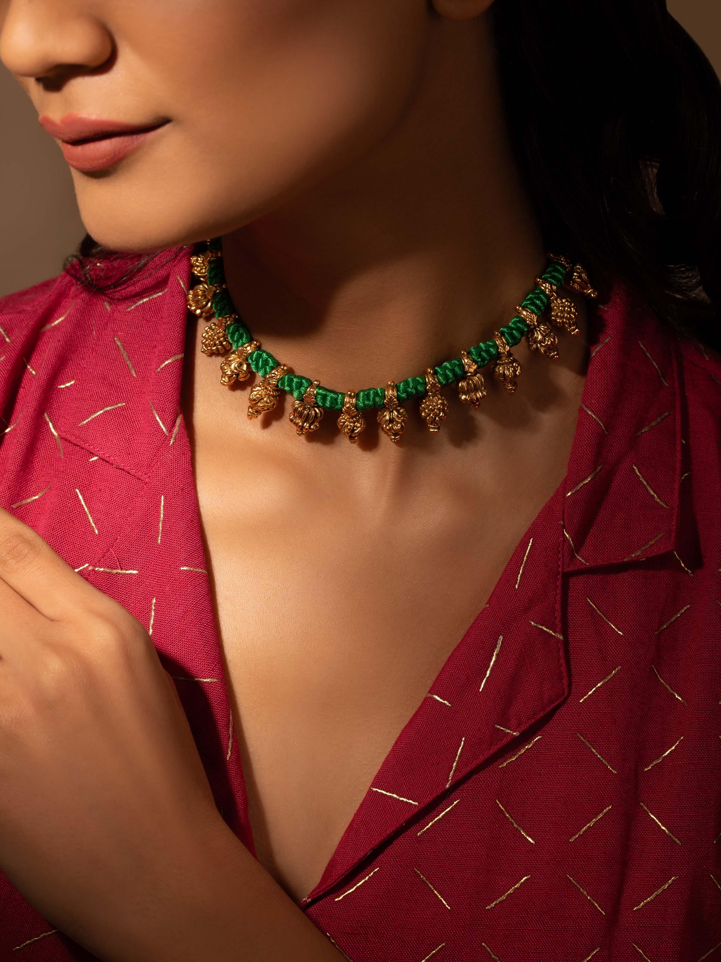 Silver Smithing Collar Necklace