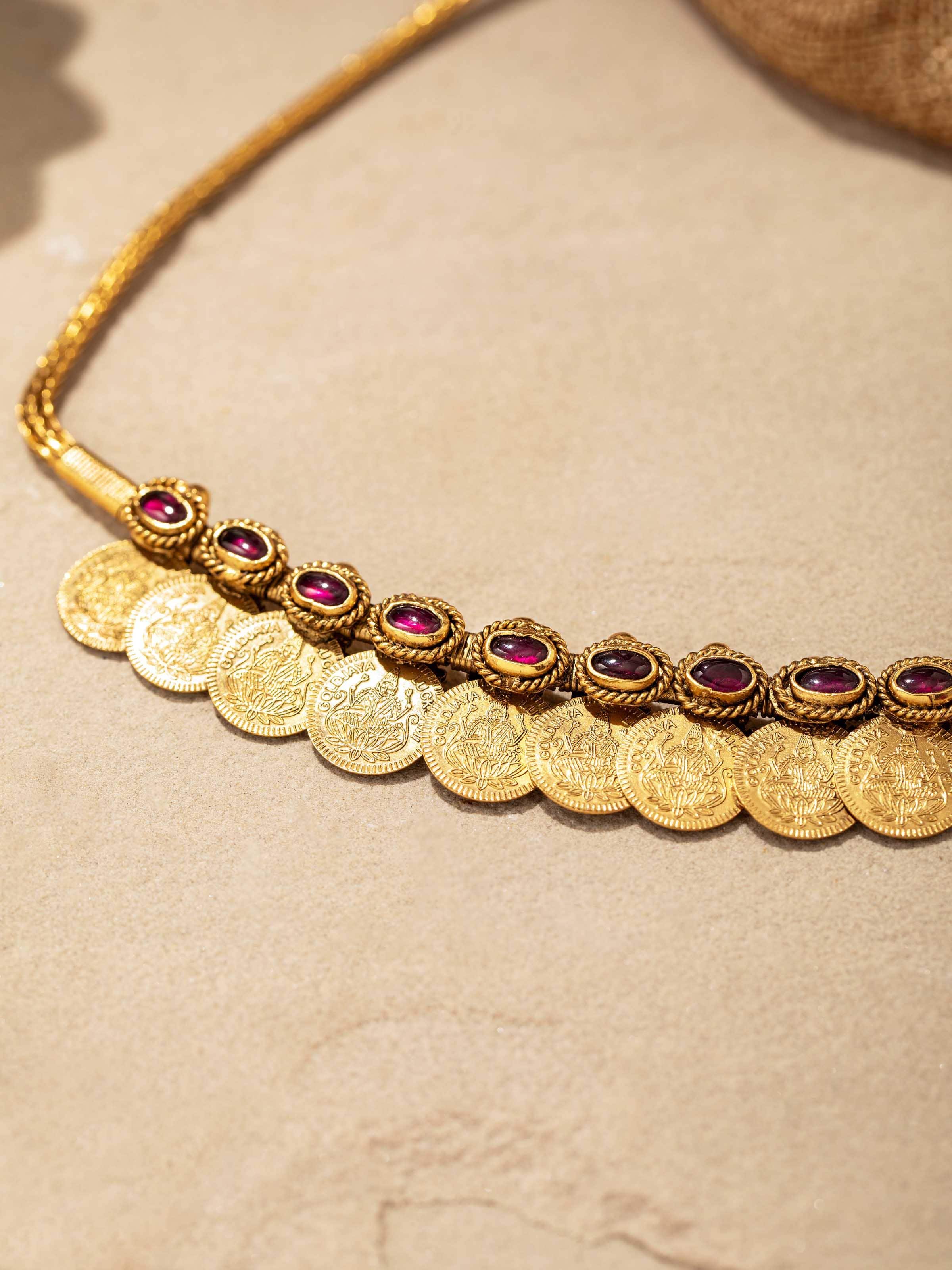 Overhead view of silversmithing collar necklace showing its full design and elegance.