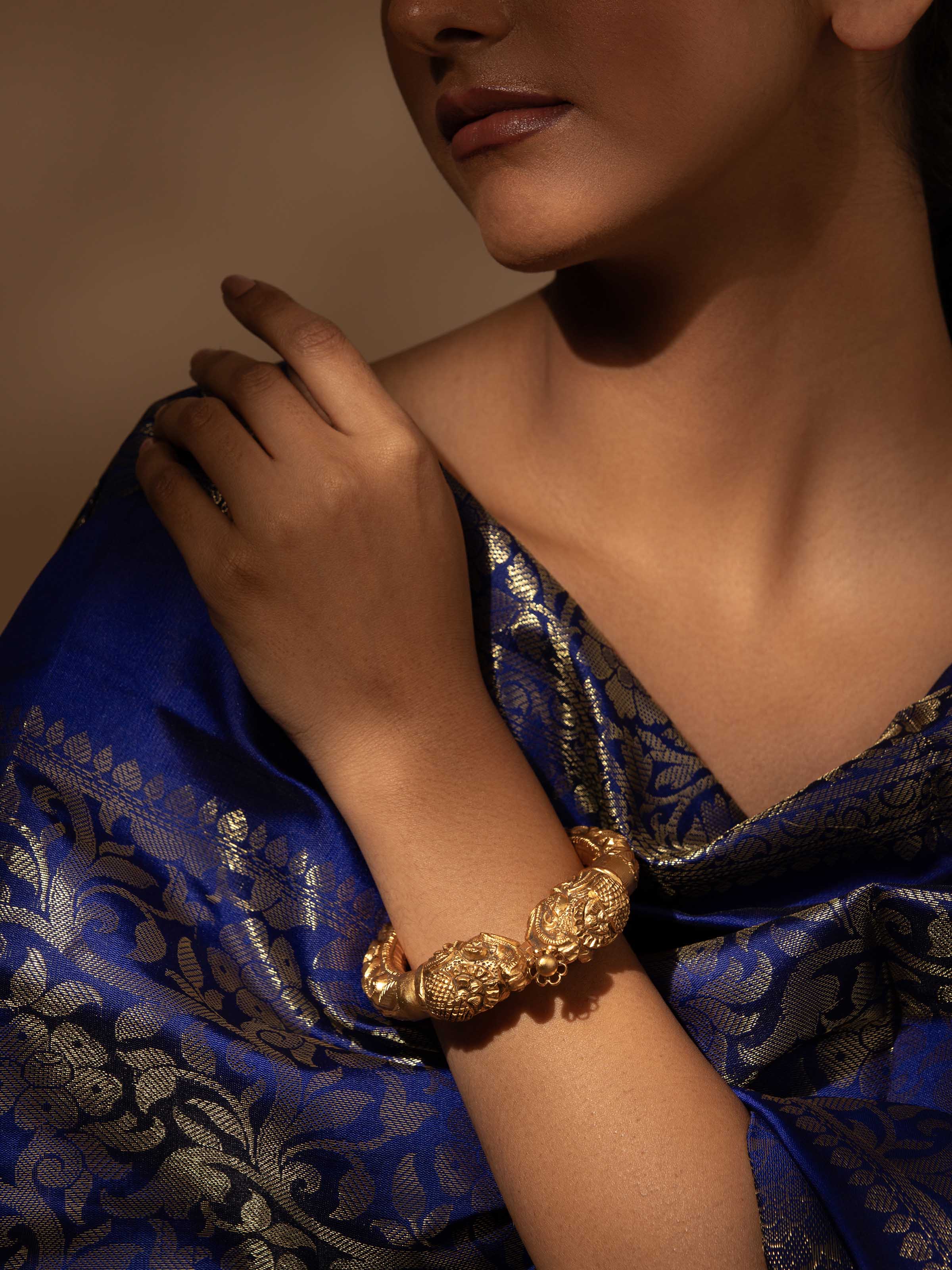 Silver Smithing Bangle Kada