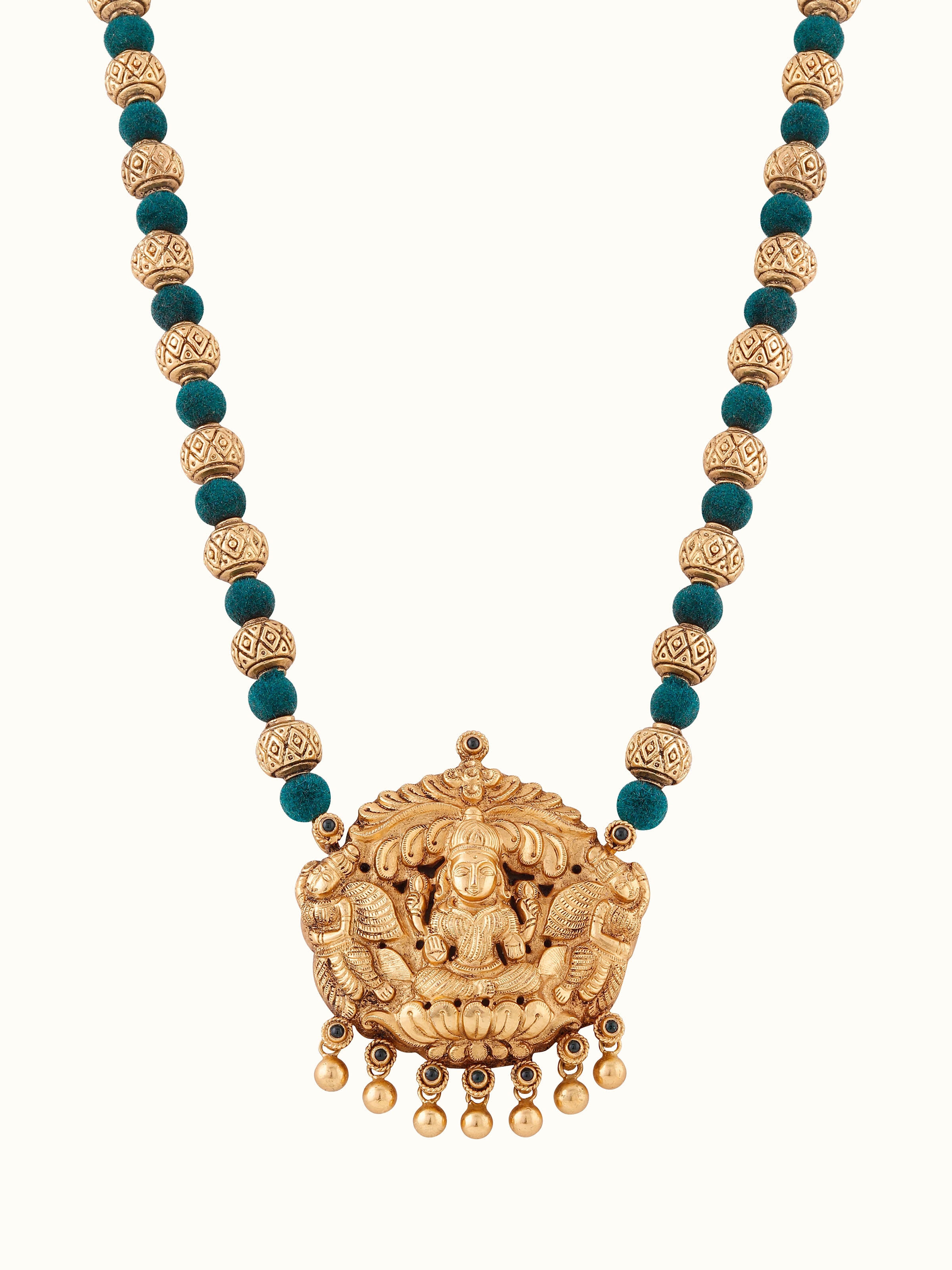 Front view of Silversmithing Long Necklace displaying its elegant, shiny silver links and modern design