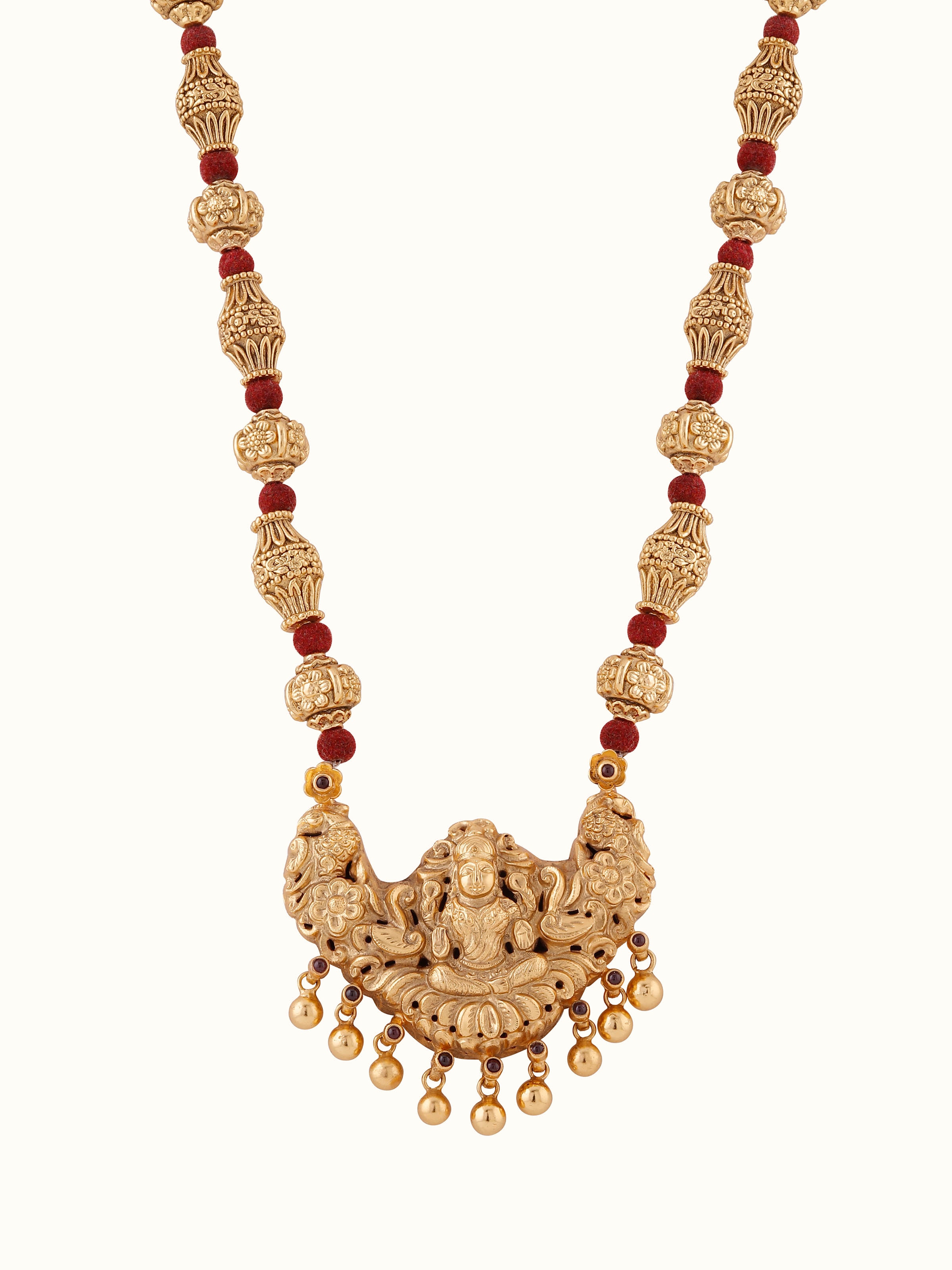 Front view of Silversmithing Long Necklace showcasing its elegant design and refined silver links