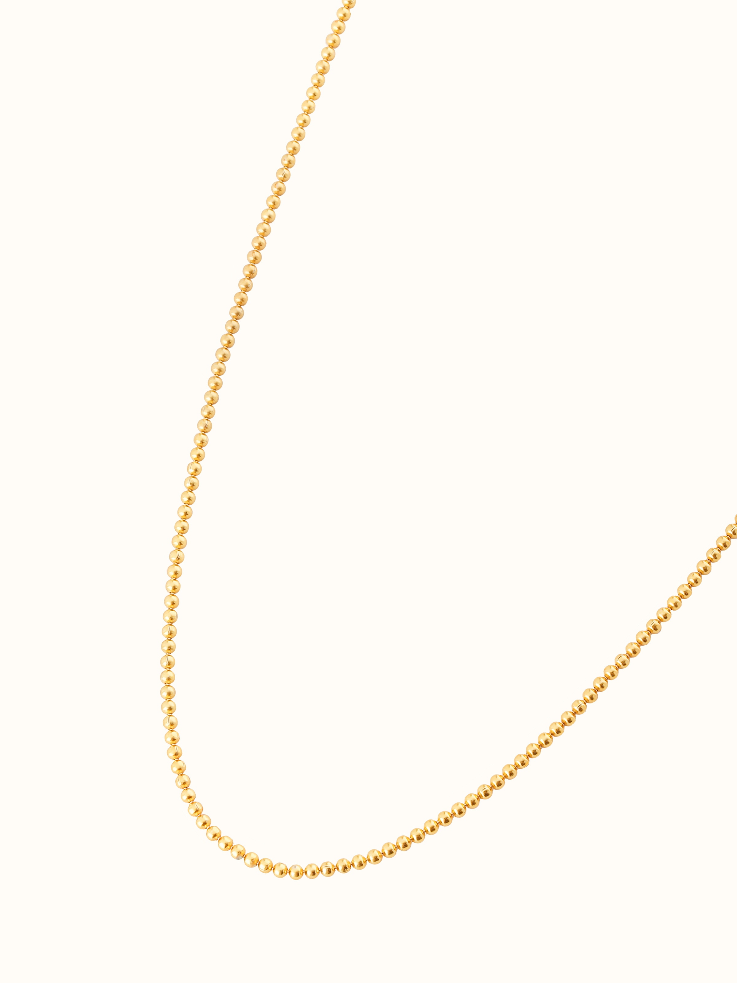 Detailed close-up of Silver Smithing Chain featuring smooth silver links and elegant finish by Swadesh