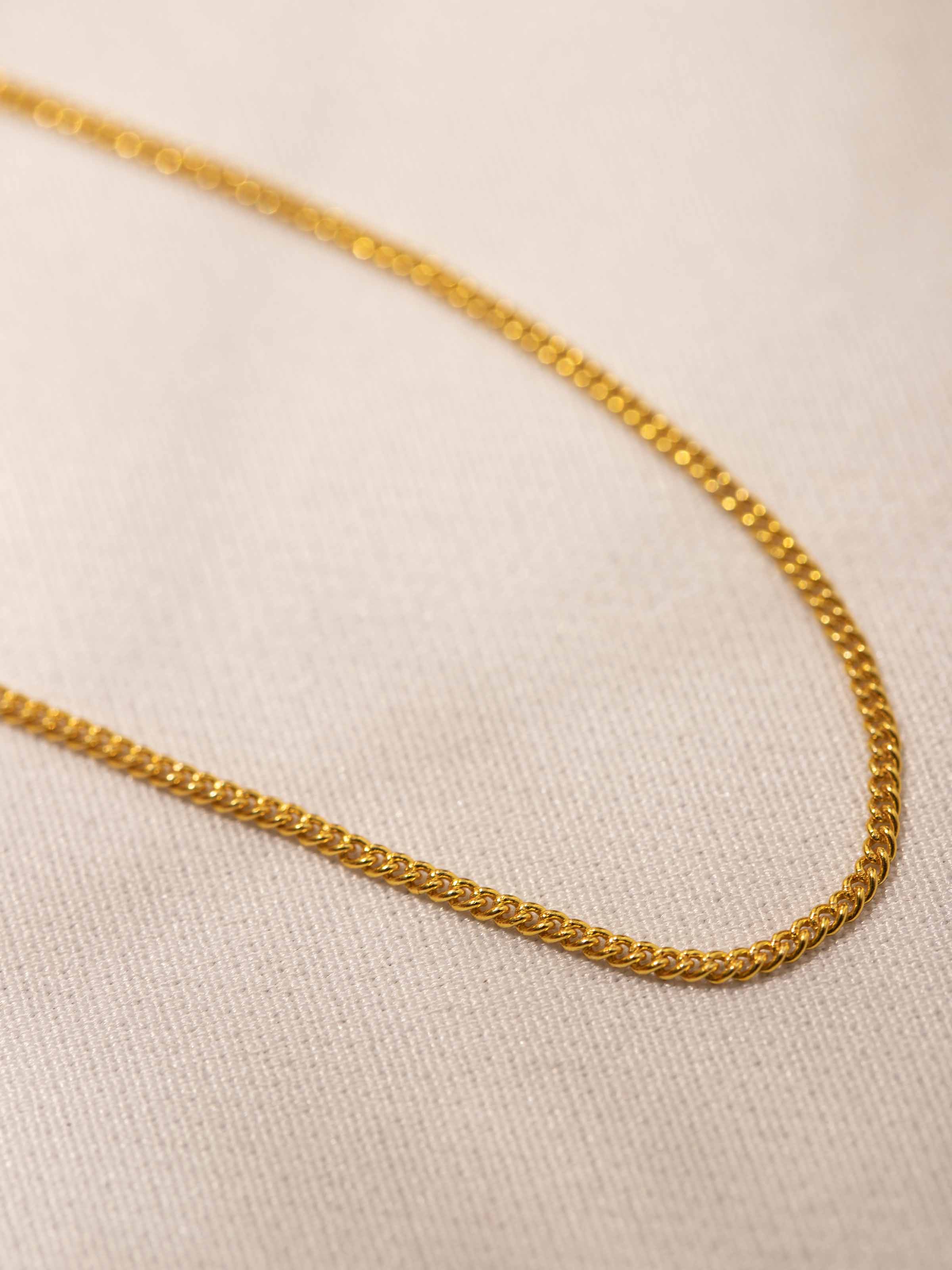 Back view of Silver Smithing Chain featuring refined silver links by Swadesh