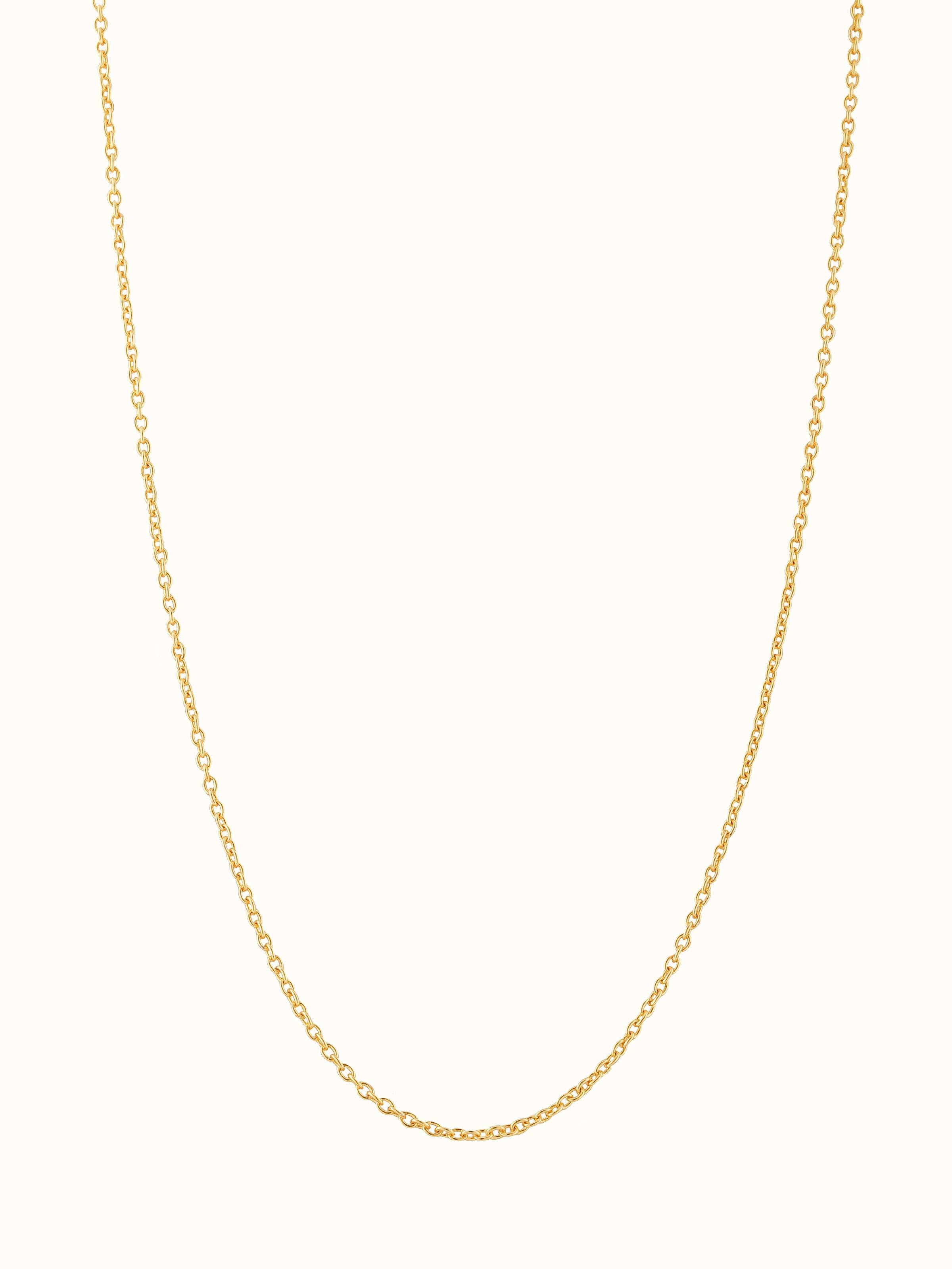 Front view of Silver Smithing Chain showcasing its smooth, sleek design and polished silver links