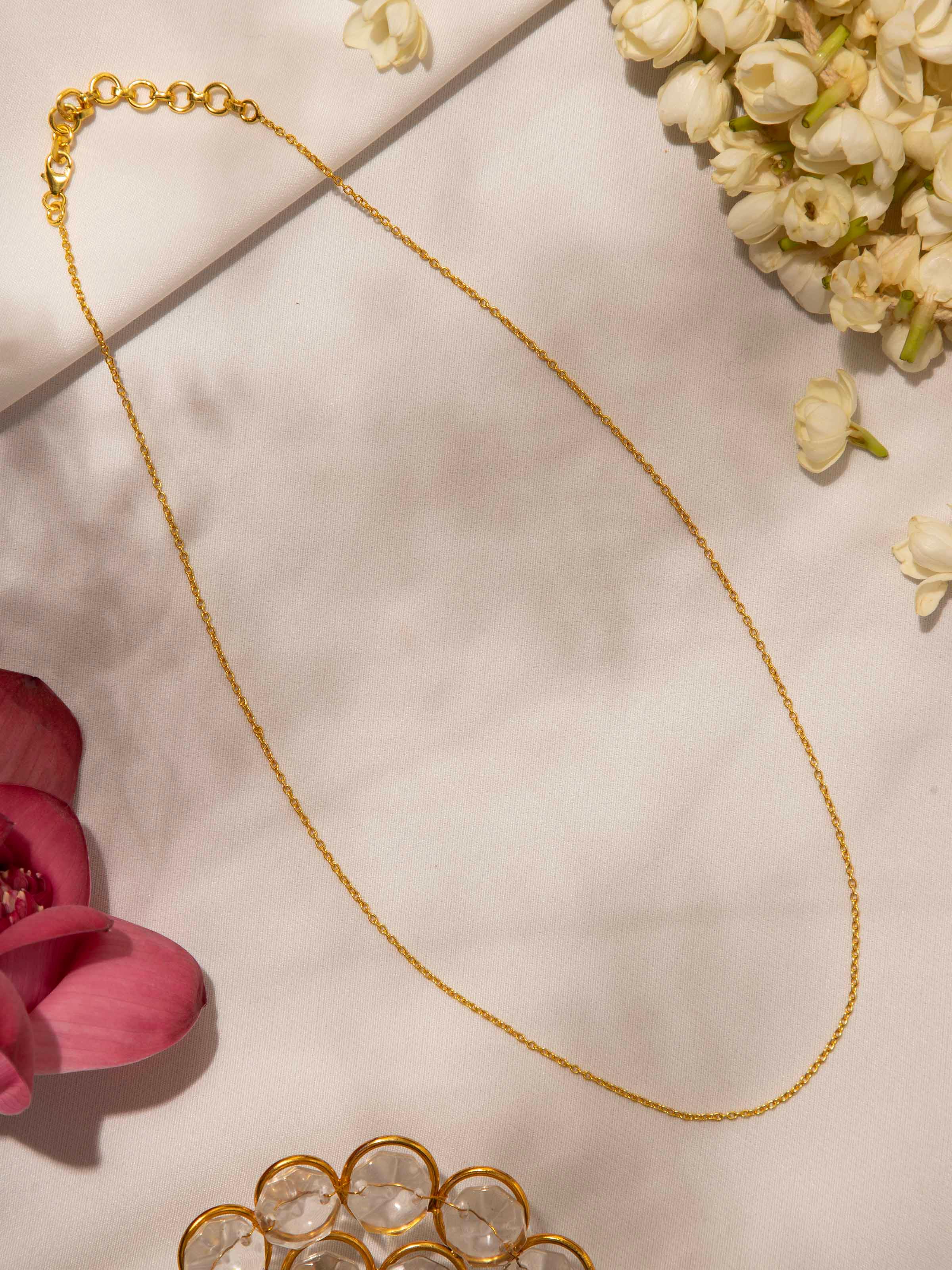 Close-up view of Silver Smithing Chain focusing on the intricate link design and smooth finish