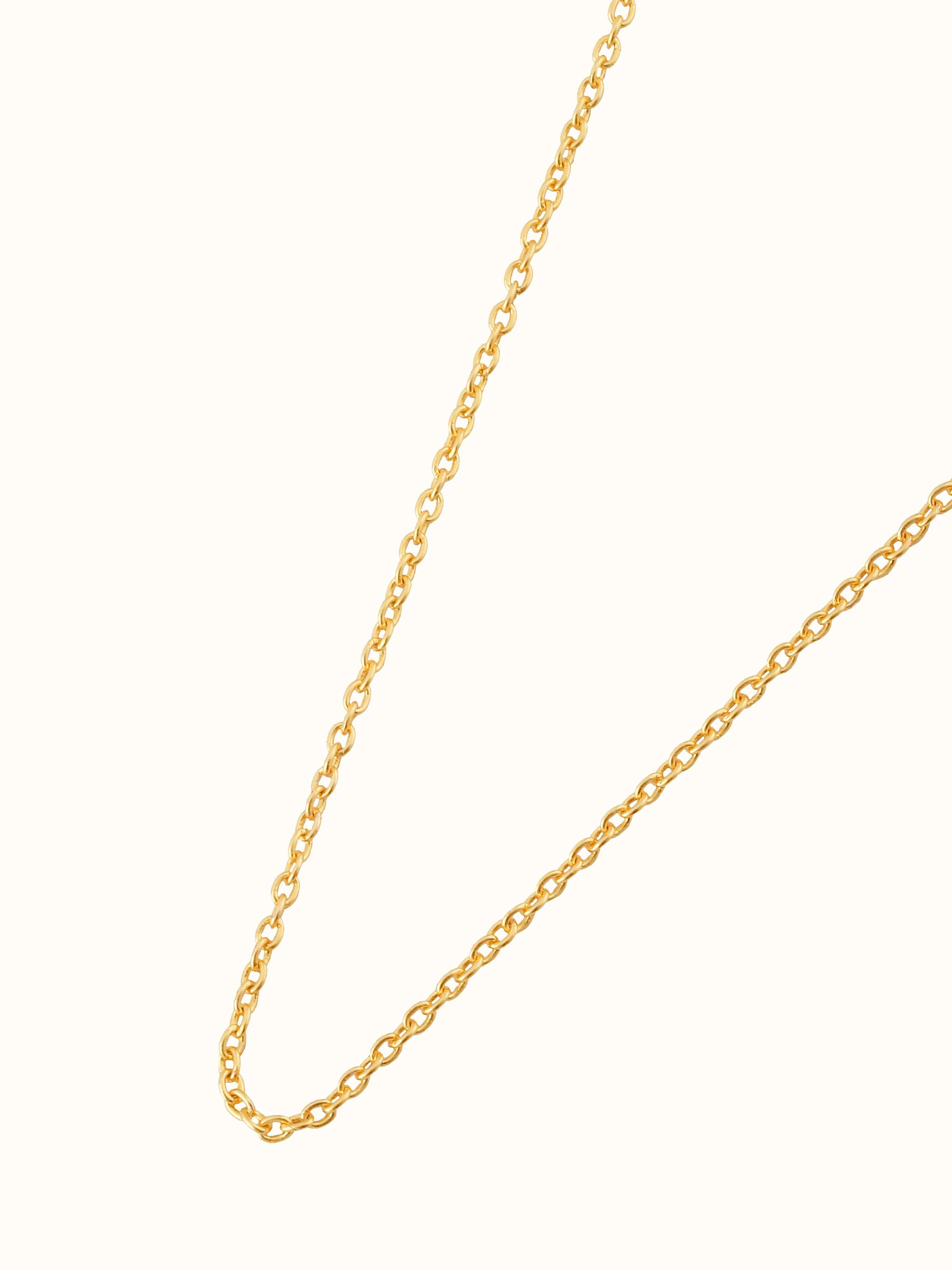 Angled view of Silver Smithing Chain showcasing the chain’s sleek appearance and link arrangement