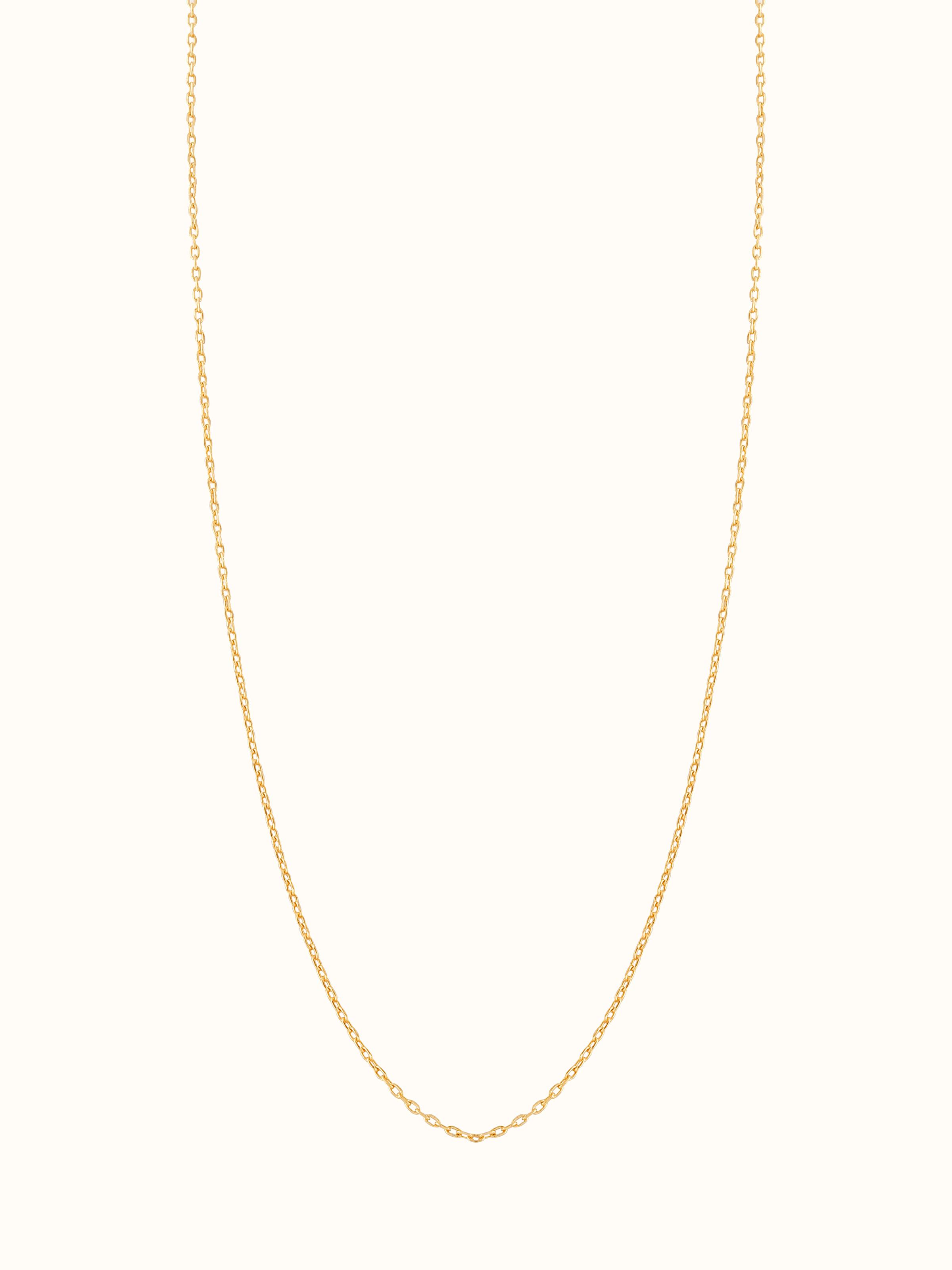 Front view of Silver Smithing Chain showcasing its sleek links and polished silver finish