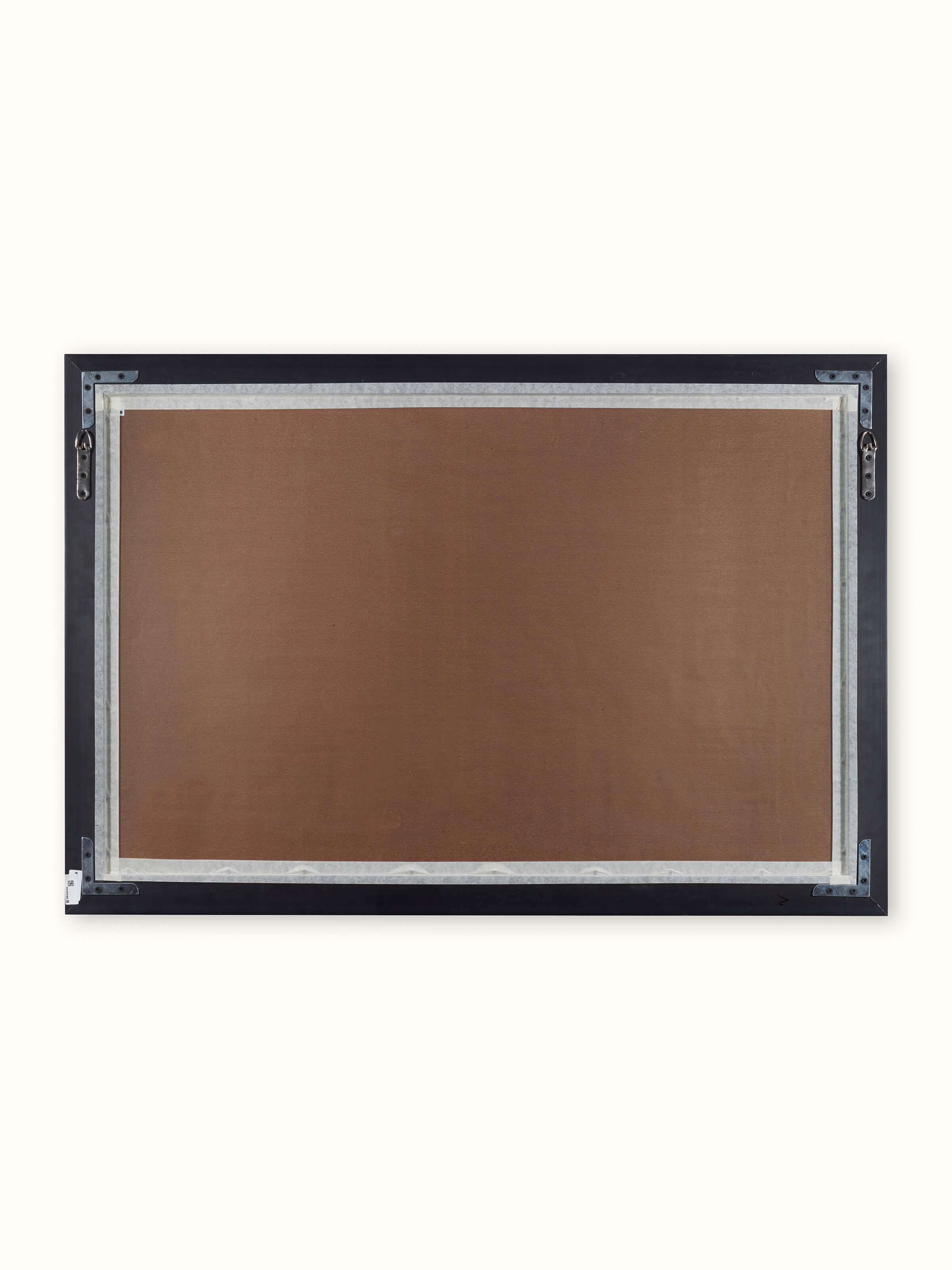 Close-up of Sanjhi paper stencil wall art emphasizing the traditional motifs of Krishna and cows