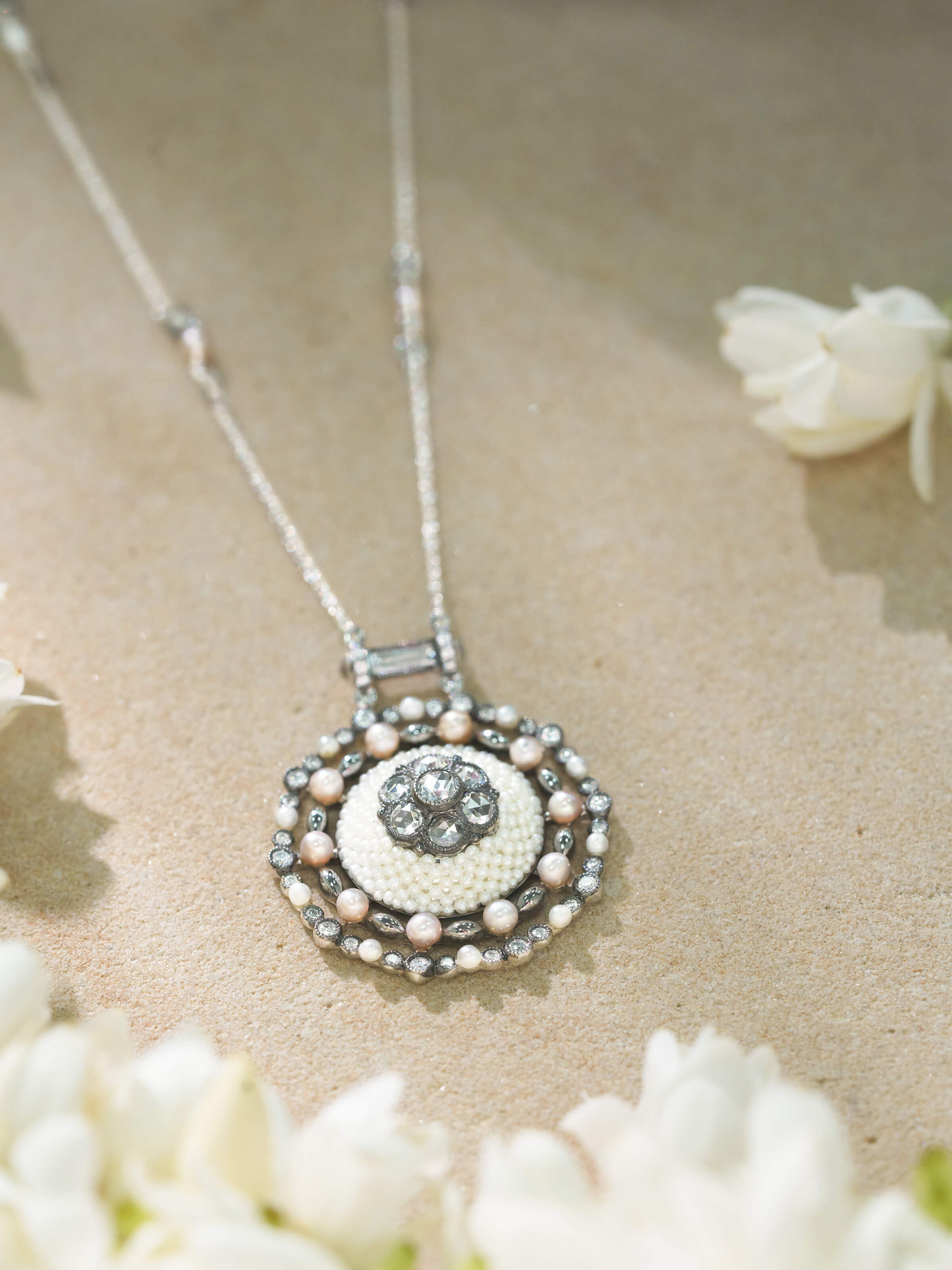 Pearl Pirohi 18 Karat Gold Pendant & Chain