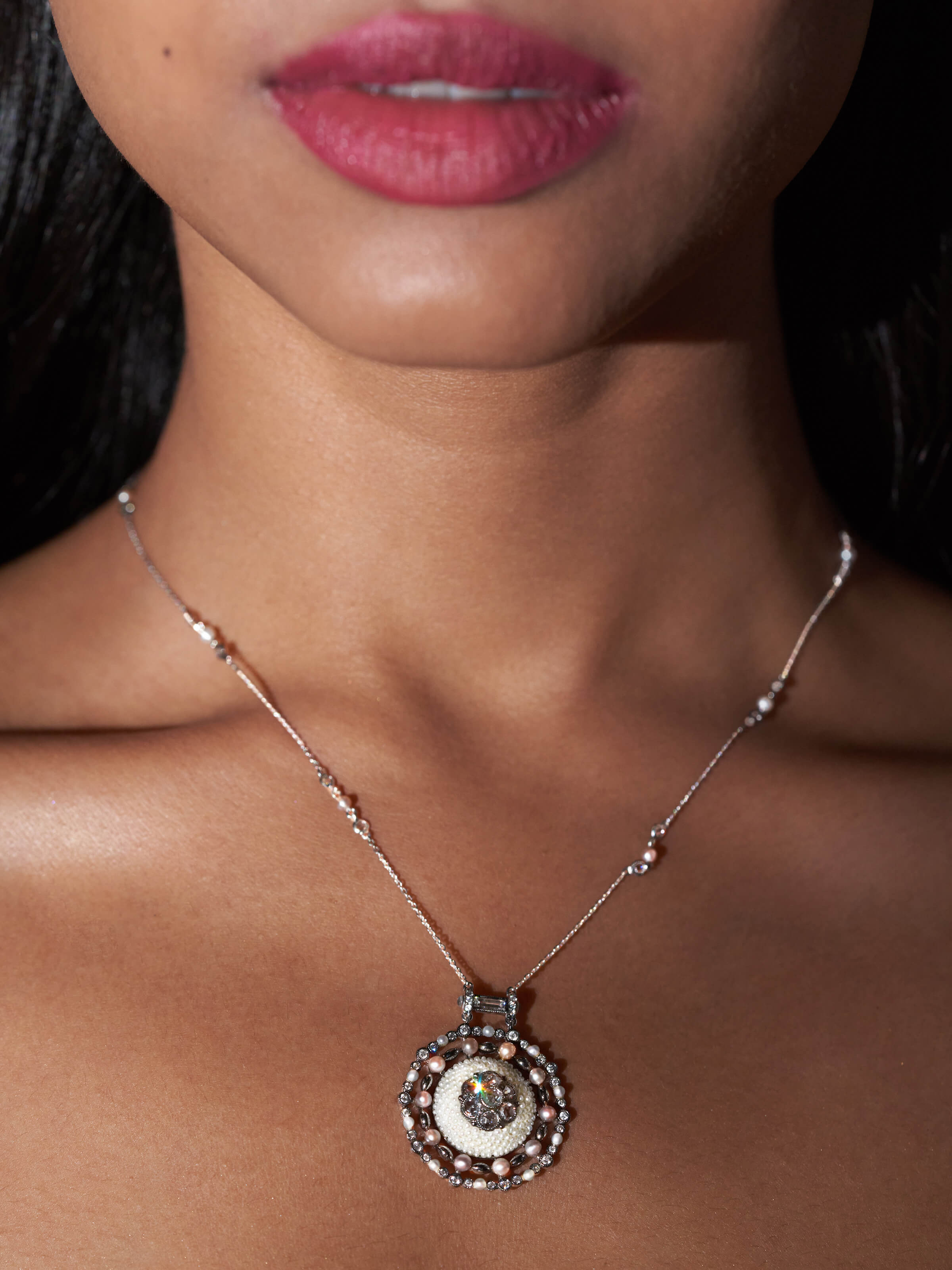 Pearl Pirohi 18 Karat Gold Pendant & Chain