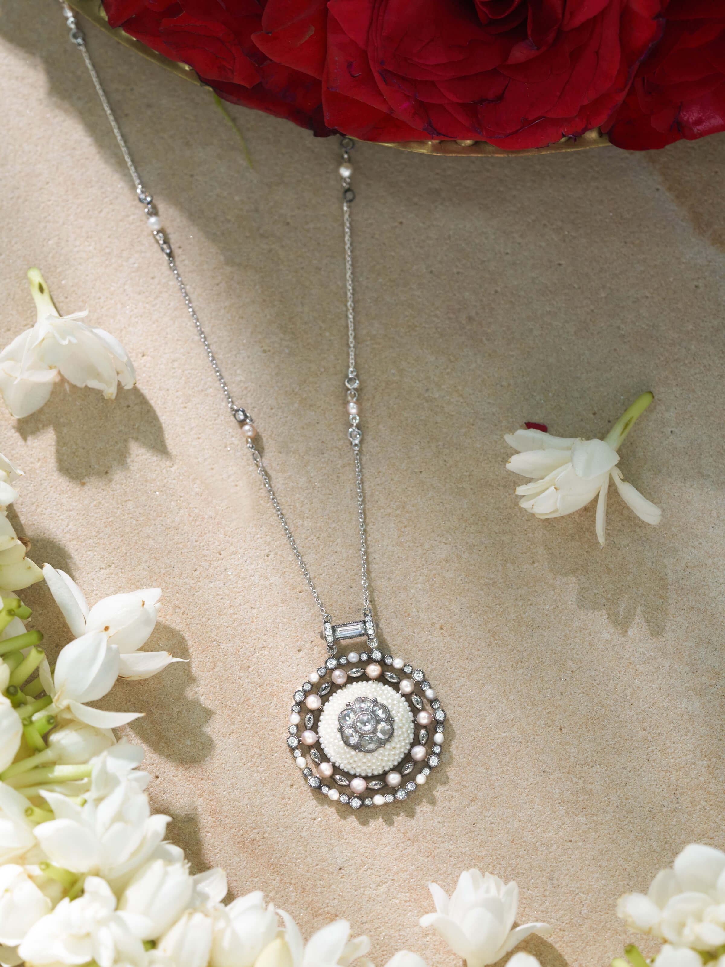 Pearl Pirohi 18 Karat Gold Pendant & Chain