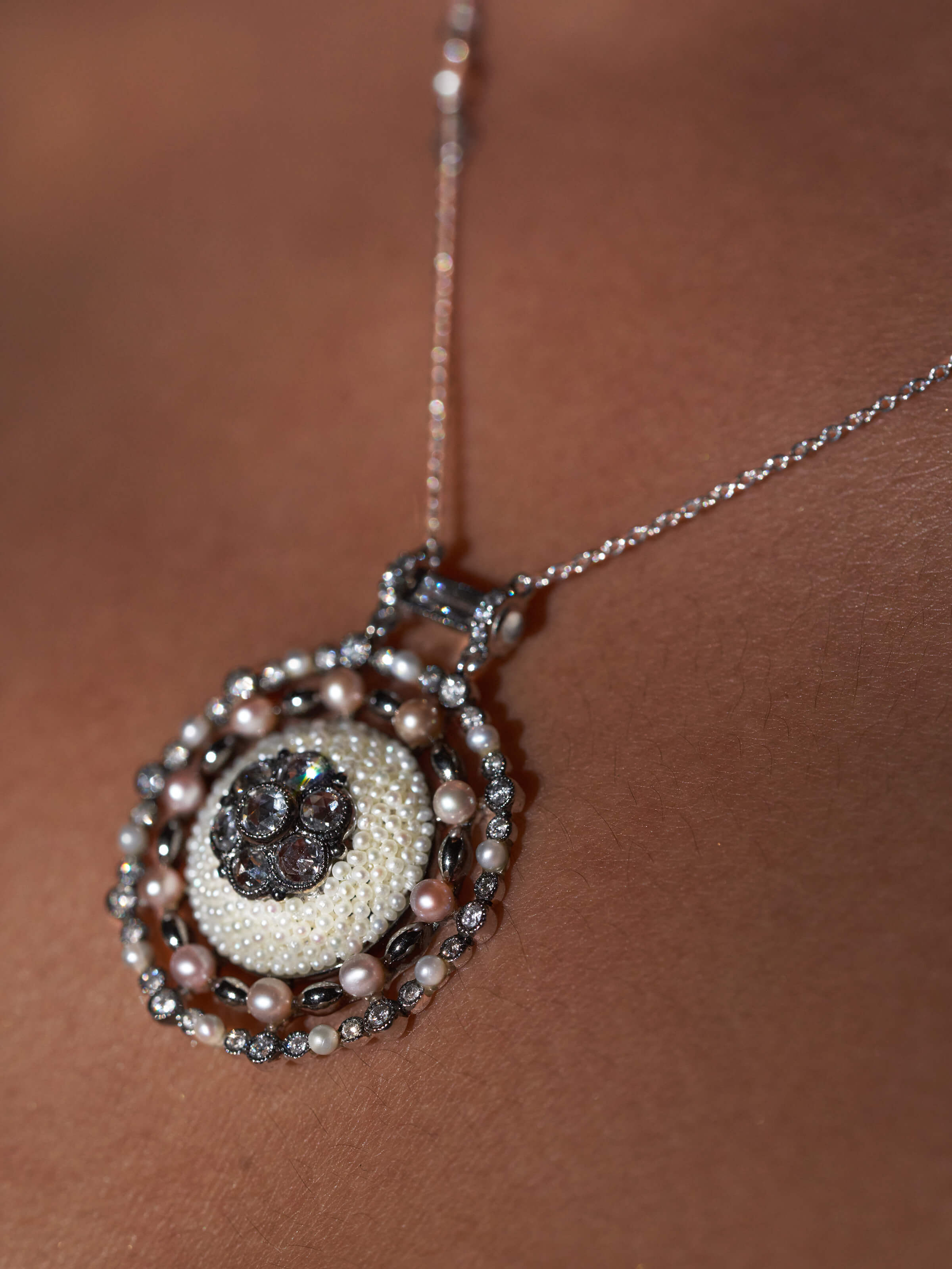 Pearl Pirohi 18 Karat Gold Pendant & Chain
