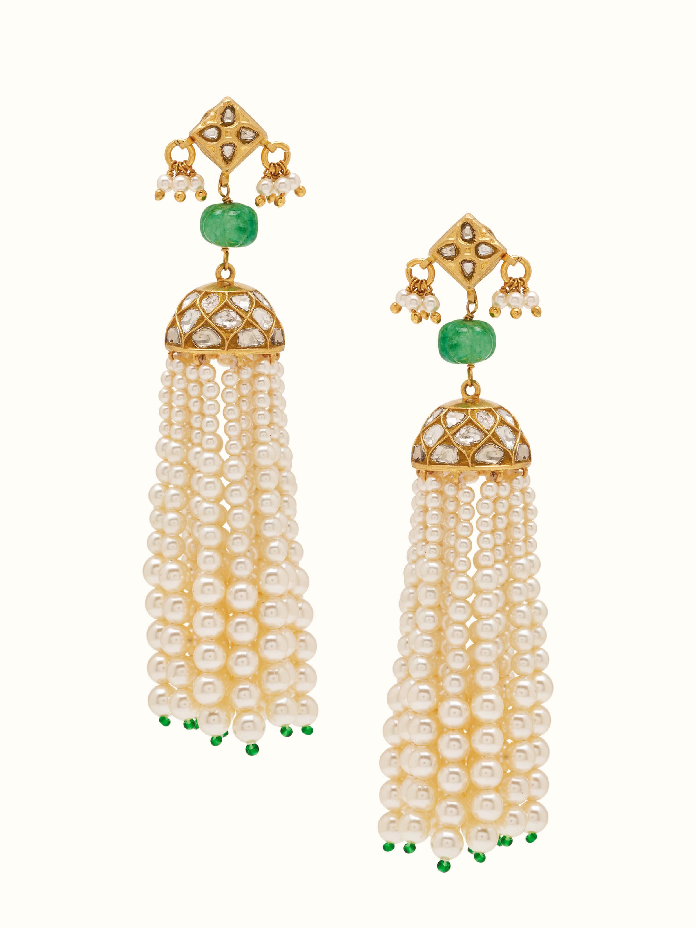 Thappa 22 Karat Gold Drop Earrings