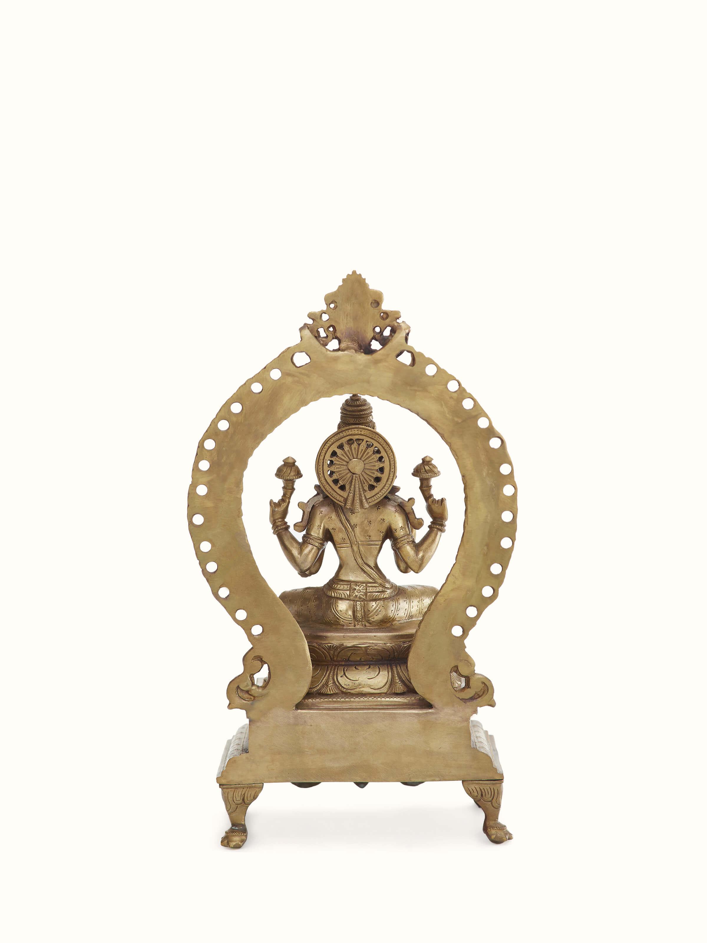 Goddess Lakshmi Bronze Casting Idol