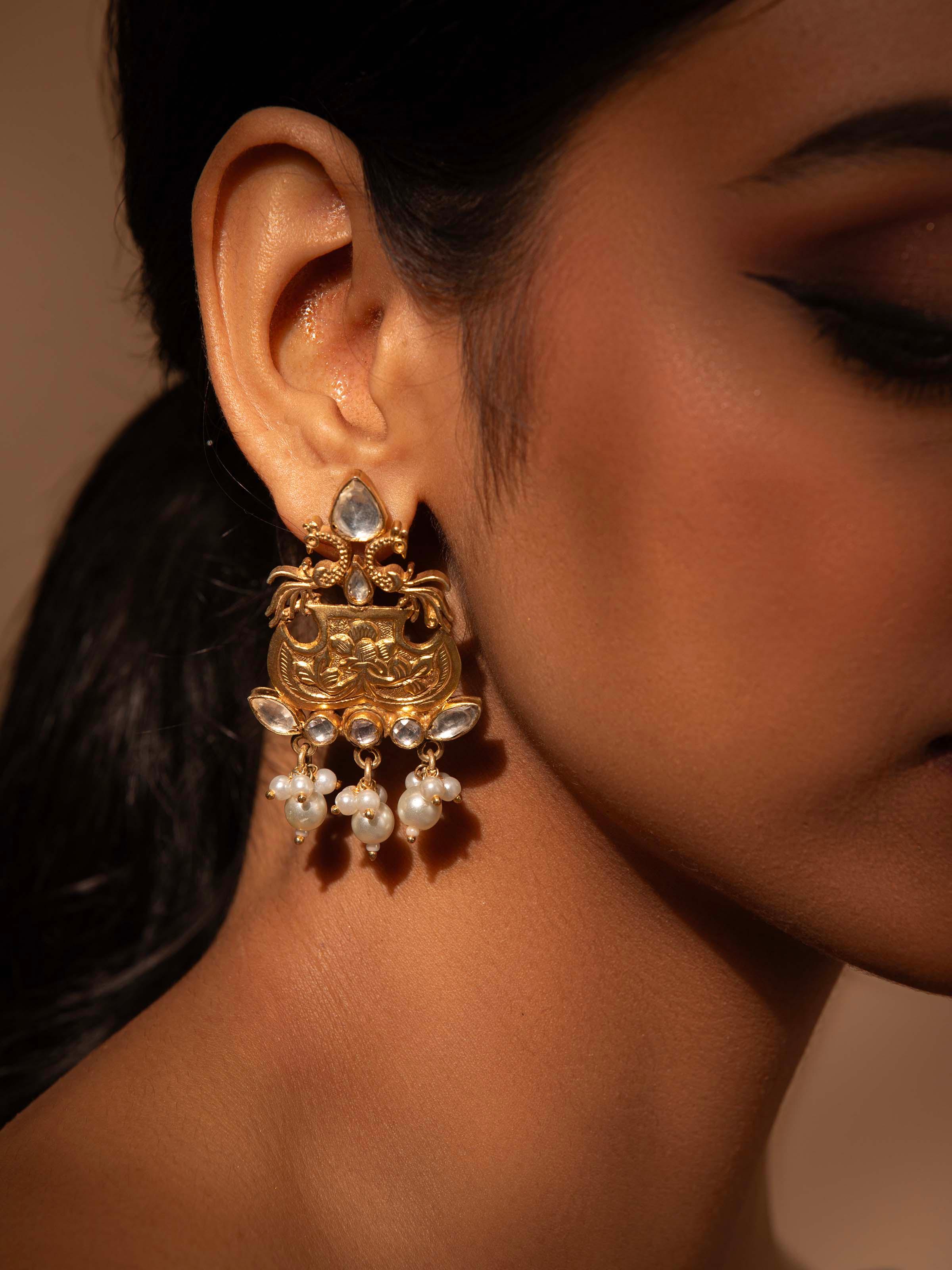 Silver Smithing Drop Earrings