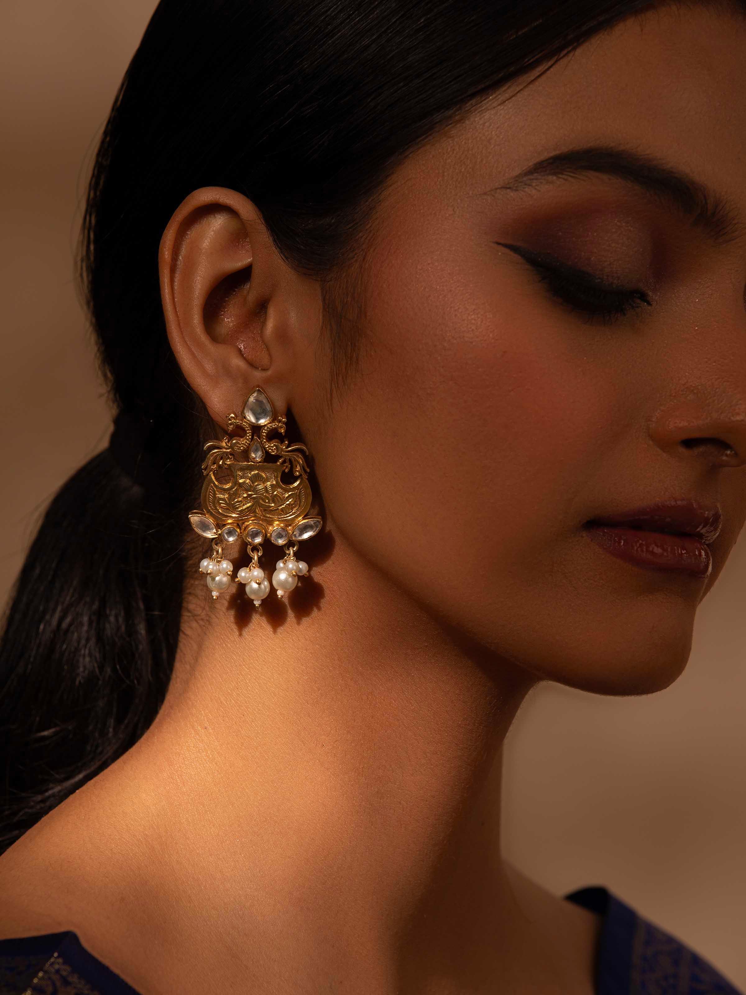Silver Smithing Drop Earrings