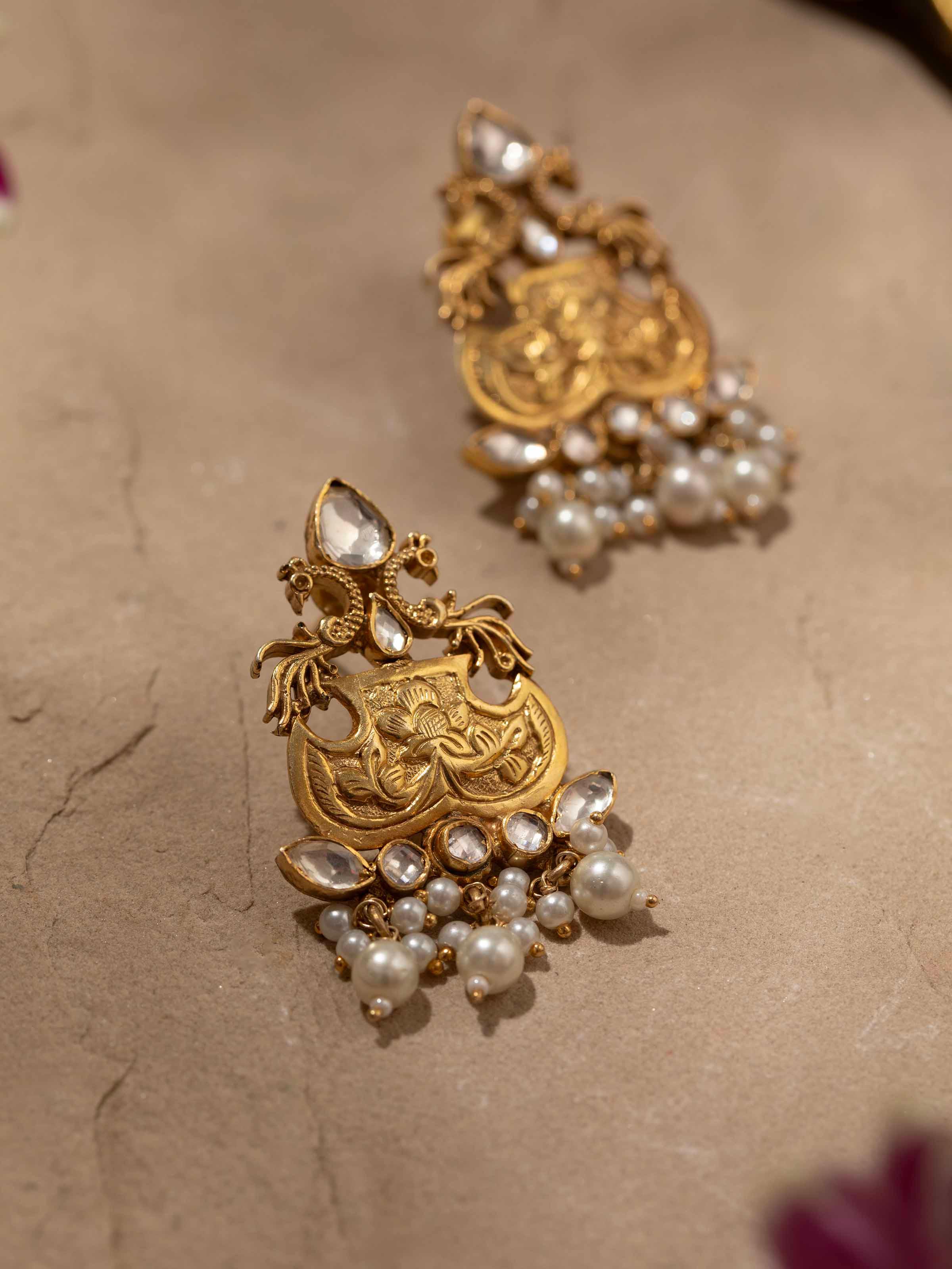 Silver Smithing Drop Earrings