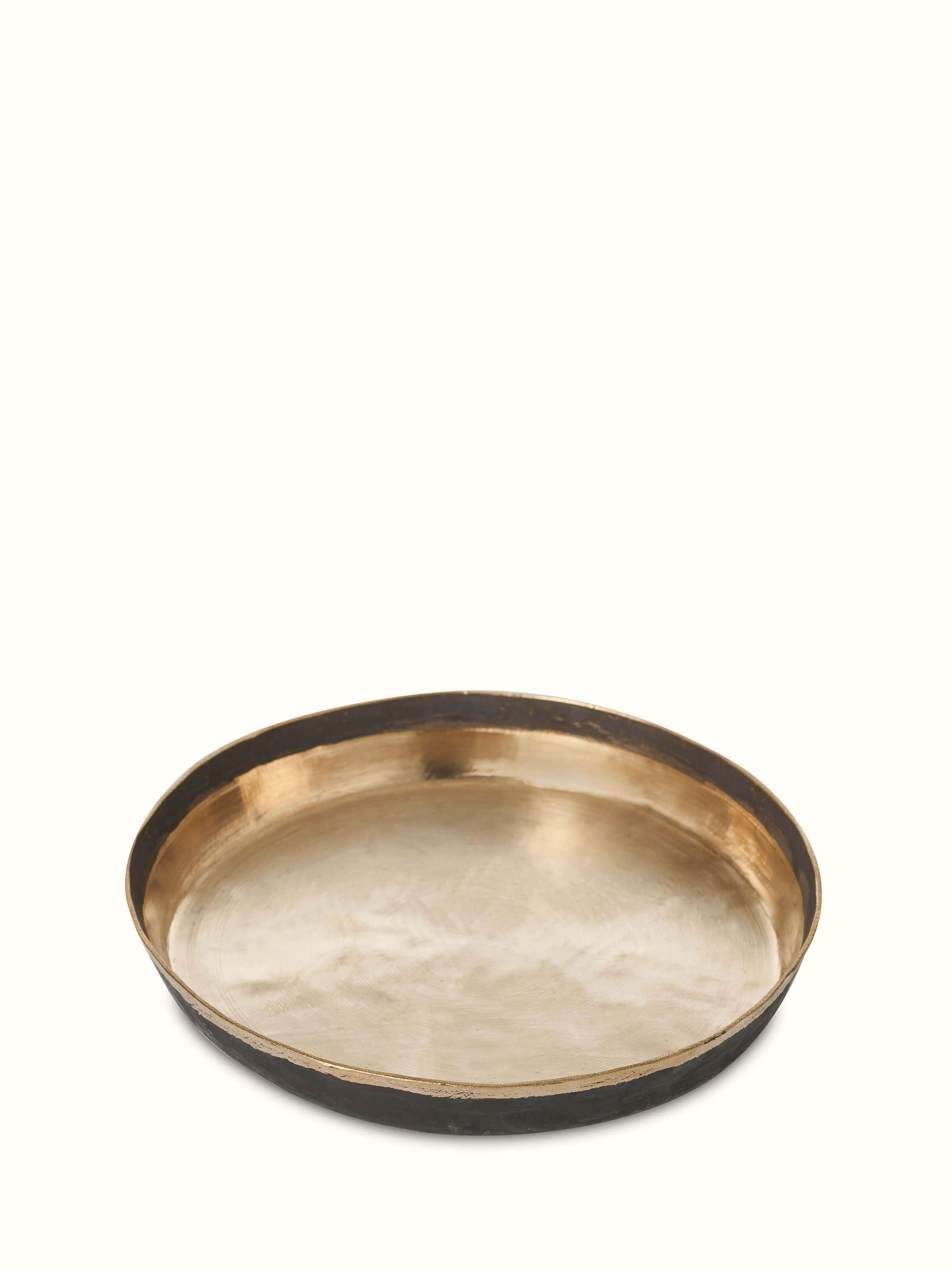 Top view of Bell metal salad plates (2 pcs)