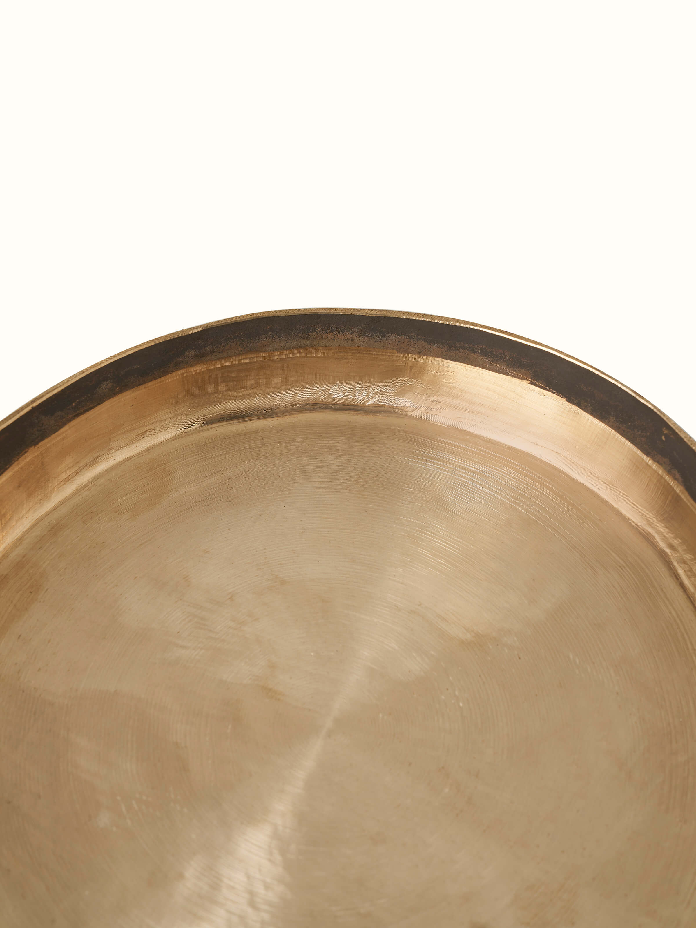 Detailed view of Bell metal salad plates (2 pcs)
