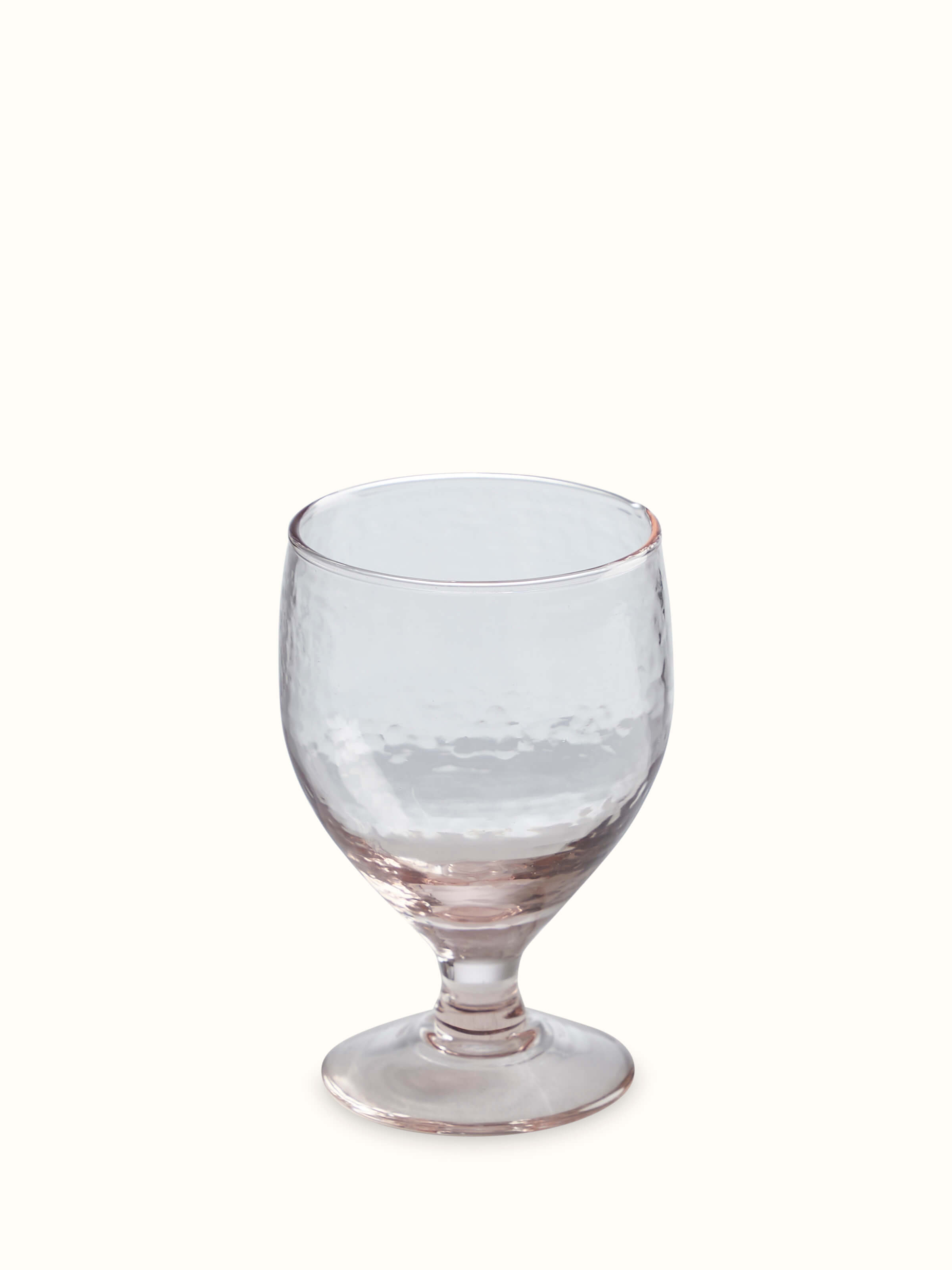 Front view of Glass-worked wine glasses (6 pcs) showcasing their elegant design and intricate glasswork.