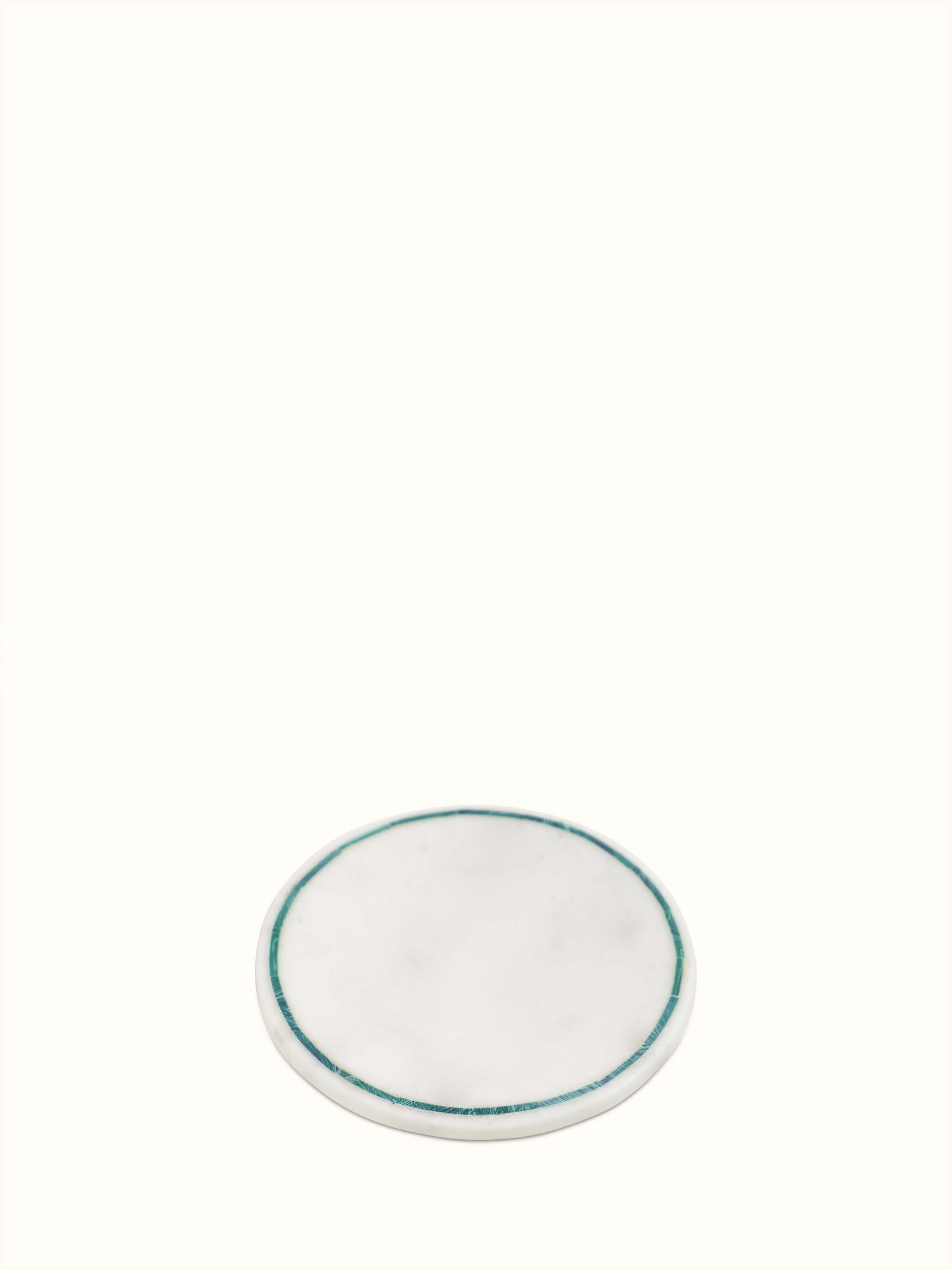 Close-up of Marble Inlaid Coasters showcasing detailed craftsmanship