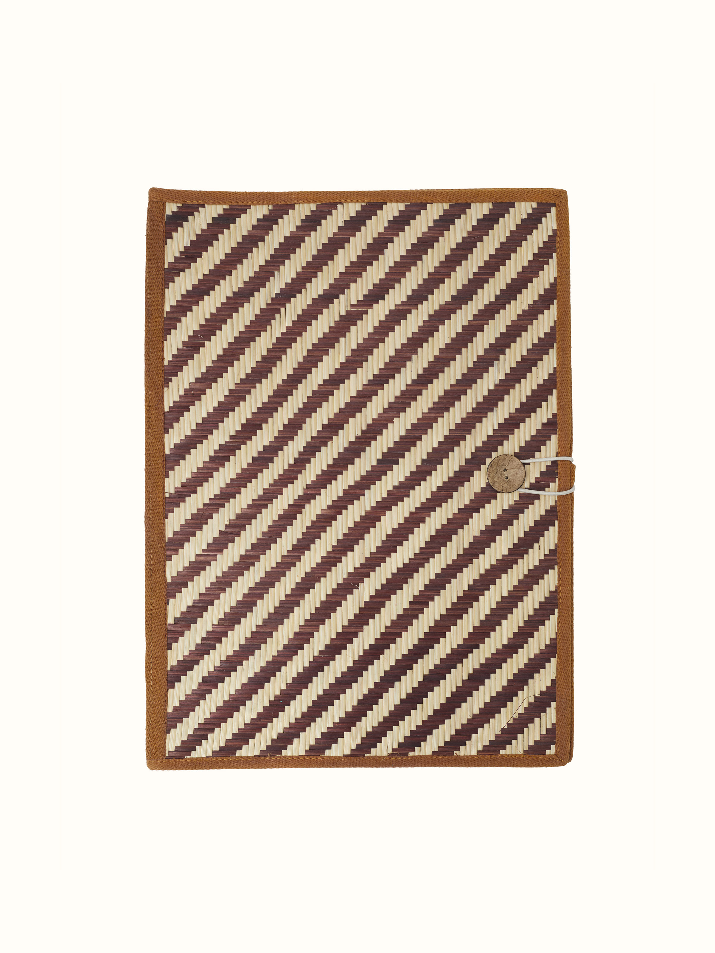 Side view of Bamboo File Folder Brown highlighting its sleek and practical design.