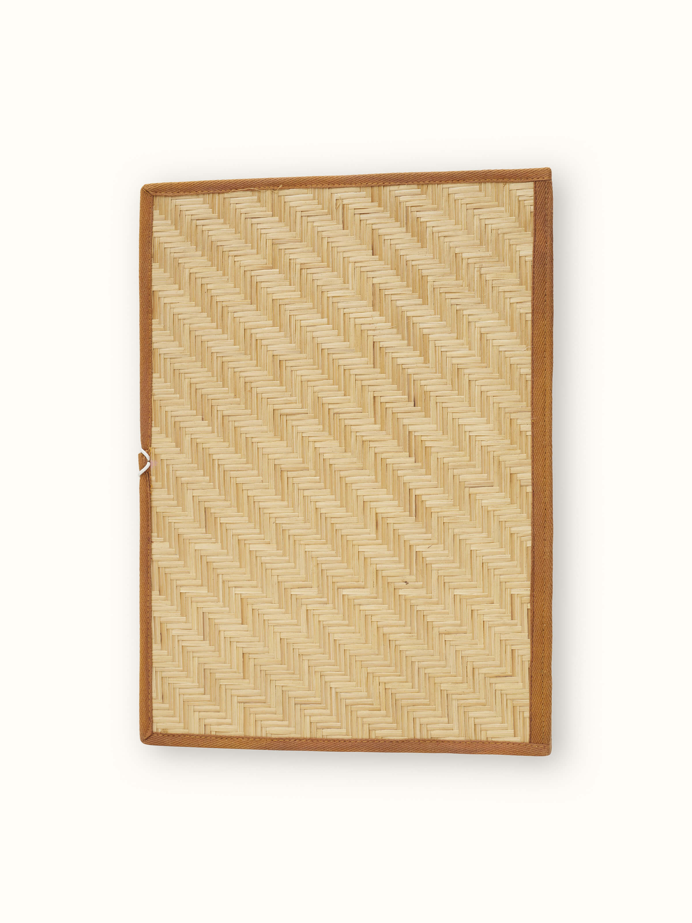 Angled view of Bamboo File Folder Brown displaying its elegant and functional design.