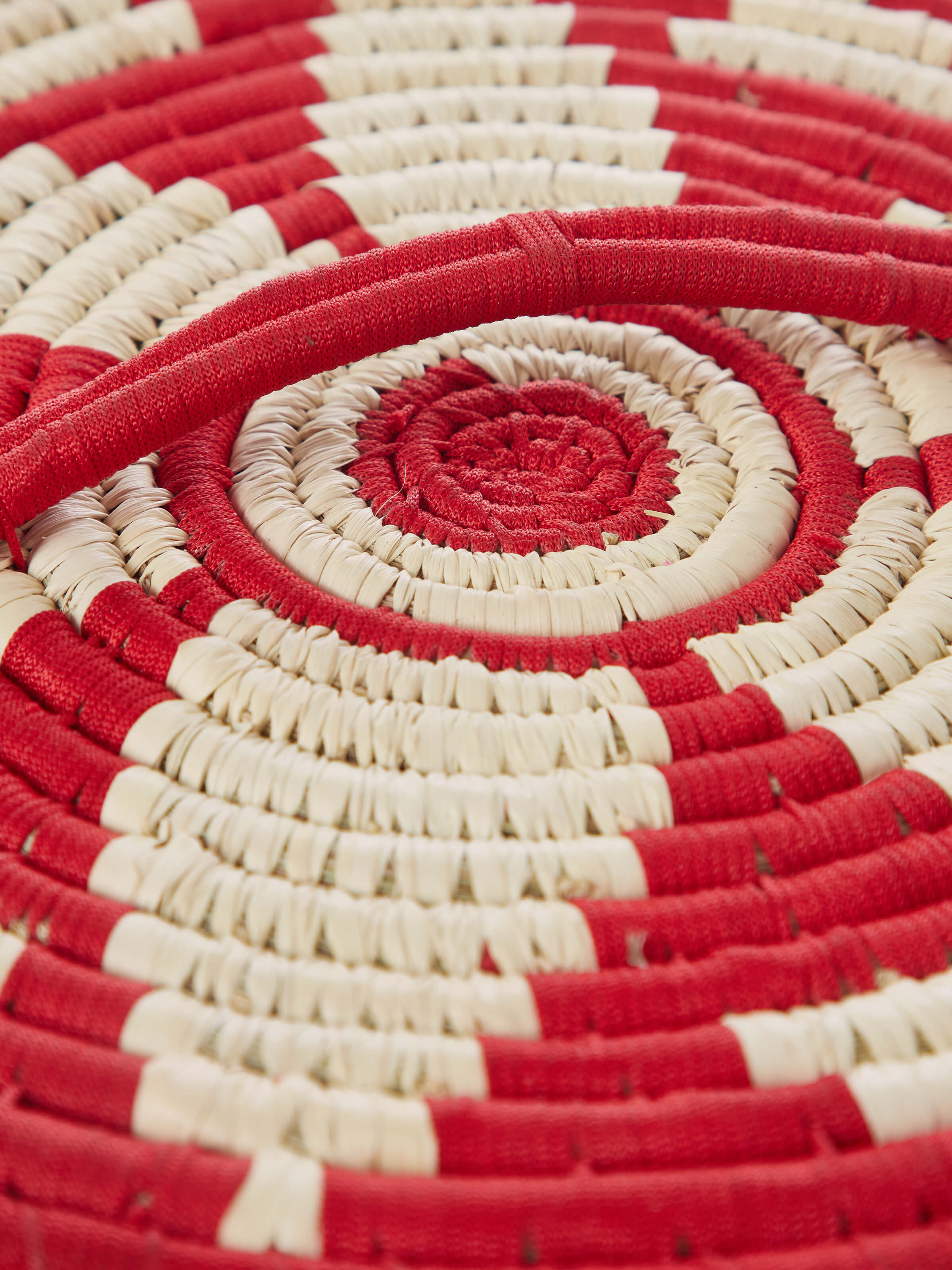 Close-up of Kanshi basketry natural fibre gift box emphasizing the fine craftsmanship and eco-friendly materials