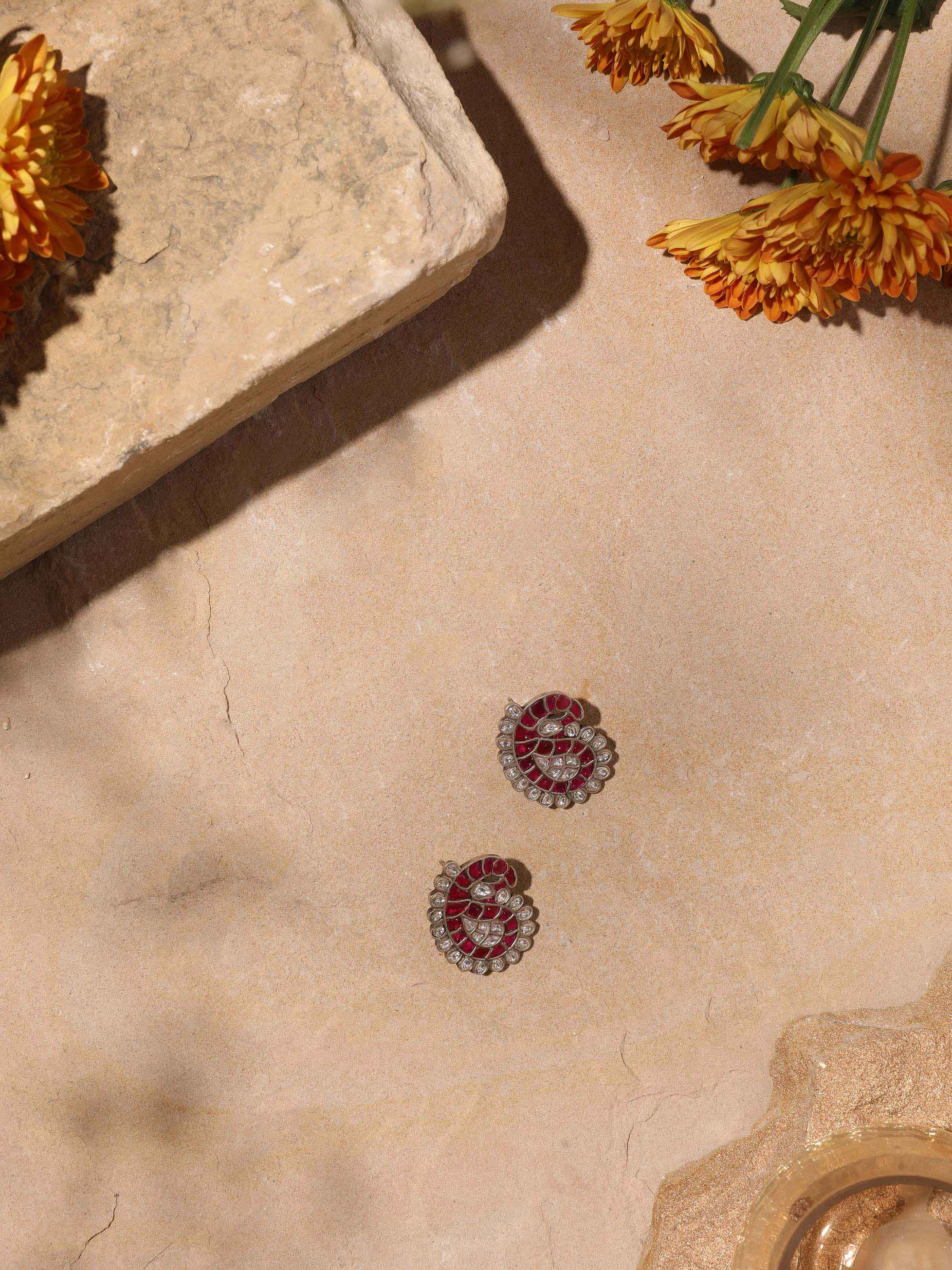 Overhead view showcasing symmetrical structure and artistic form