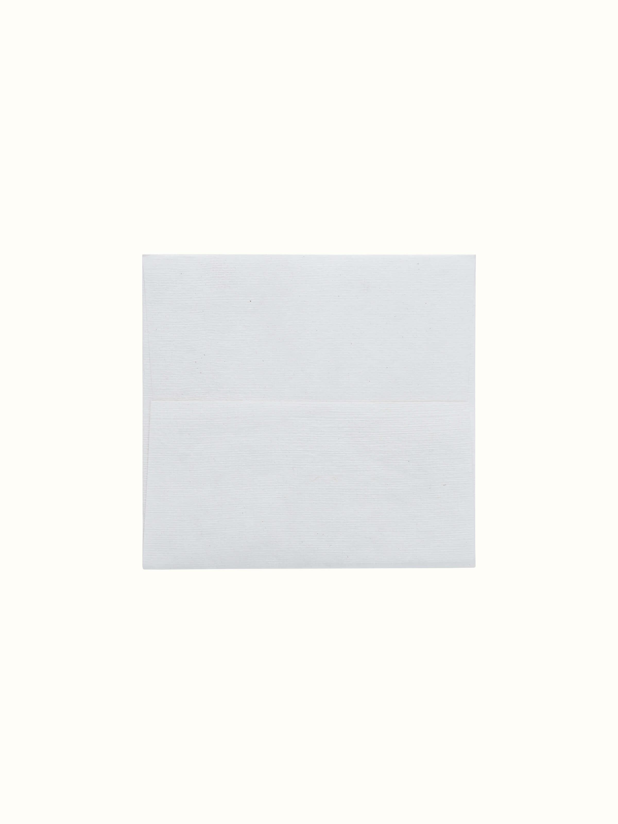 Front view of Auroville Handmade Paper Money Envelopes in White (3 pcs) showcasing elegant design.