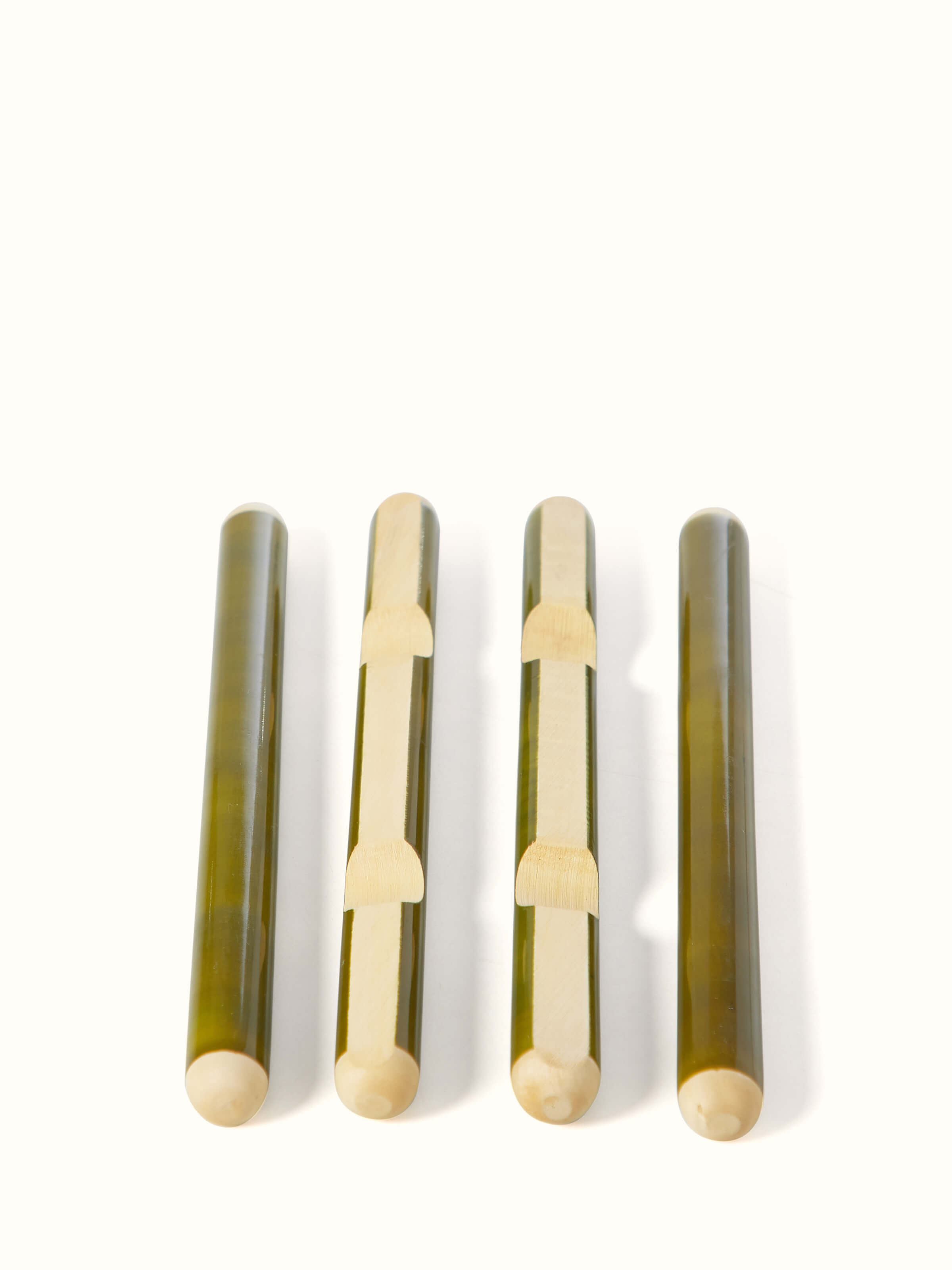 Top view of Channapatna ivory wood tic-tac-toe game showcasing the grid layout and polished wood surface