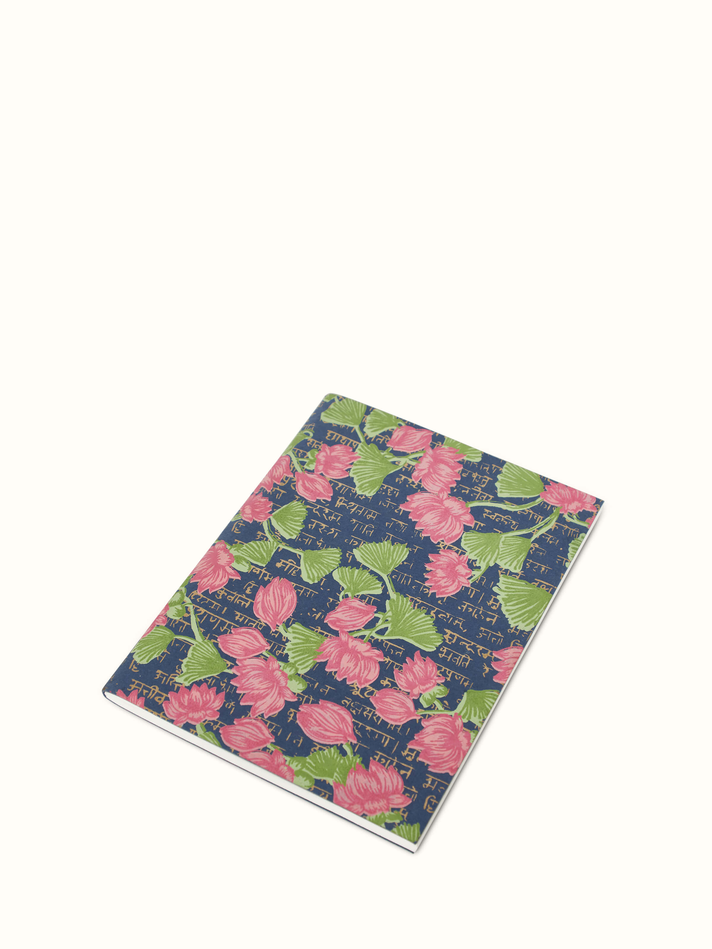 Full view of Handmade Paper Softbound Notebooks in yellow (2 pcs), displaying both notebooks with their covers closed