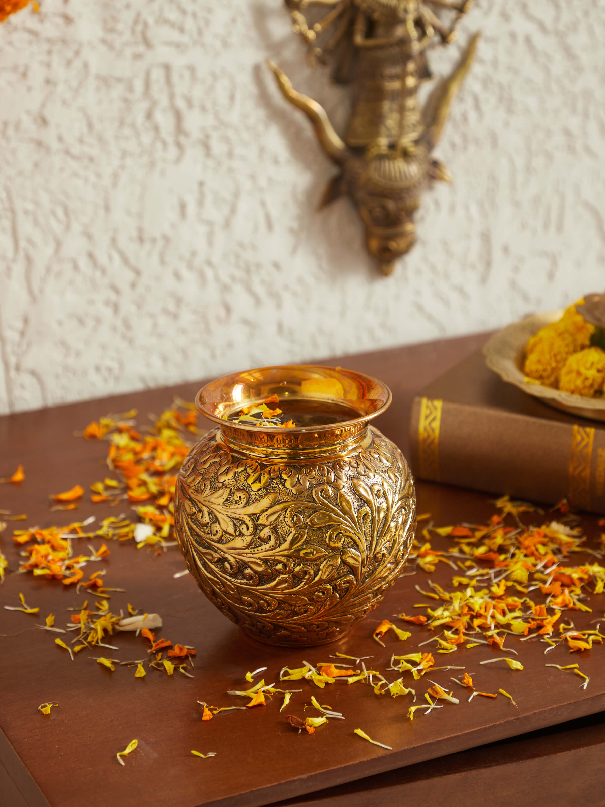 Polished Brass Gagar Kalash