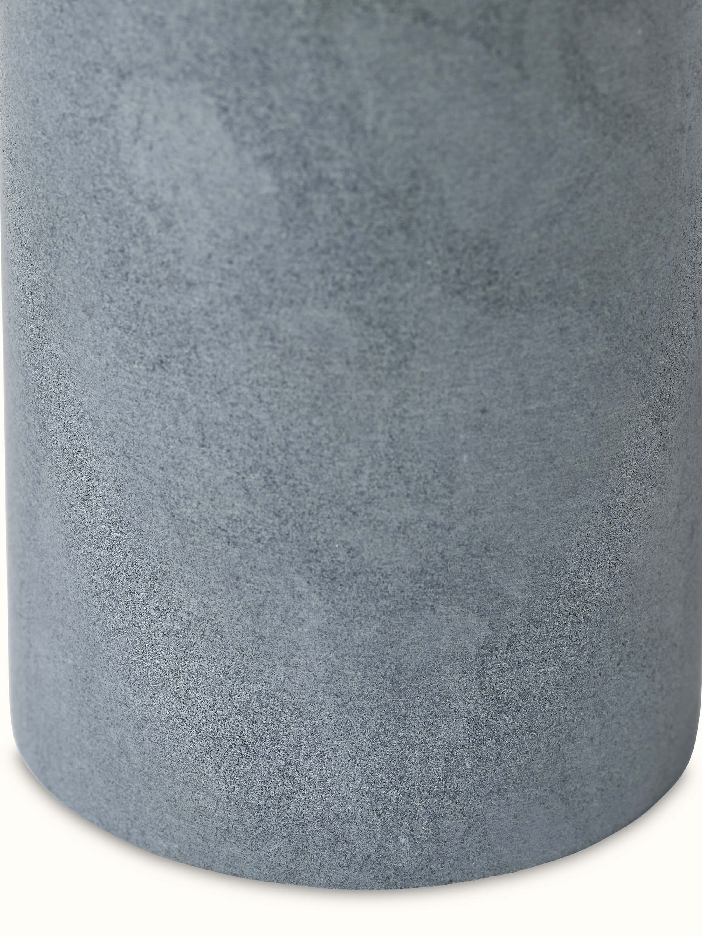 Top view of Natural Carved Stone Toothbrush Holder, highlighting the openings and overall shape