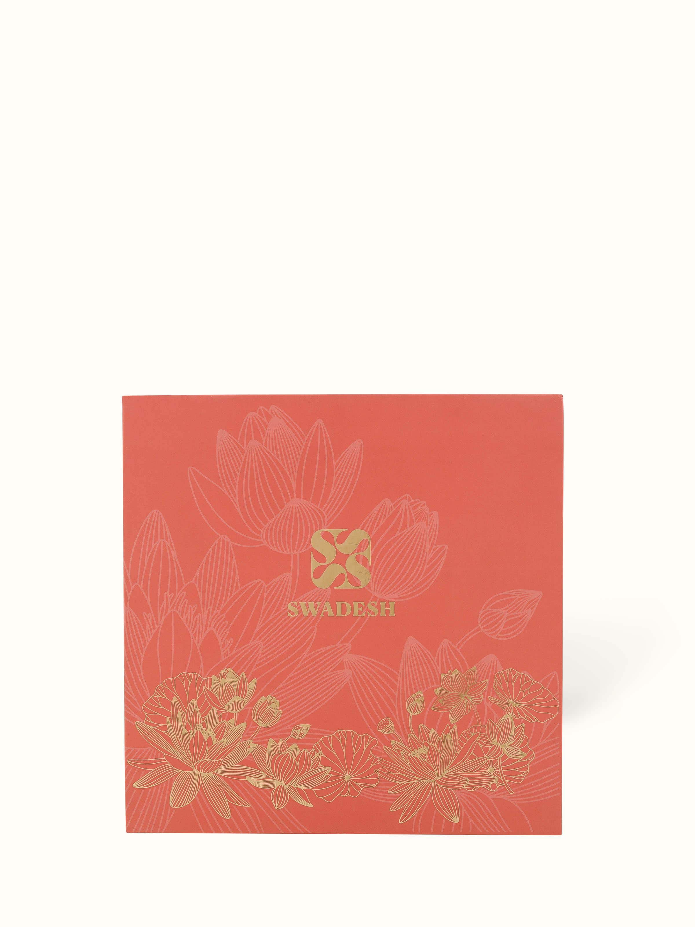 Front view of Neroli Brass Candle showcasing its elegant design and vibrant floral aroma