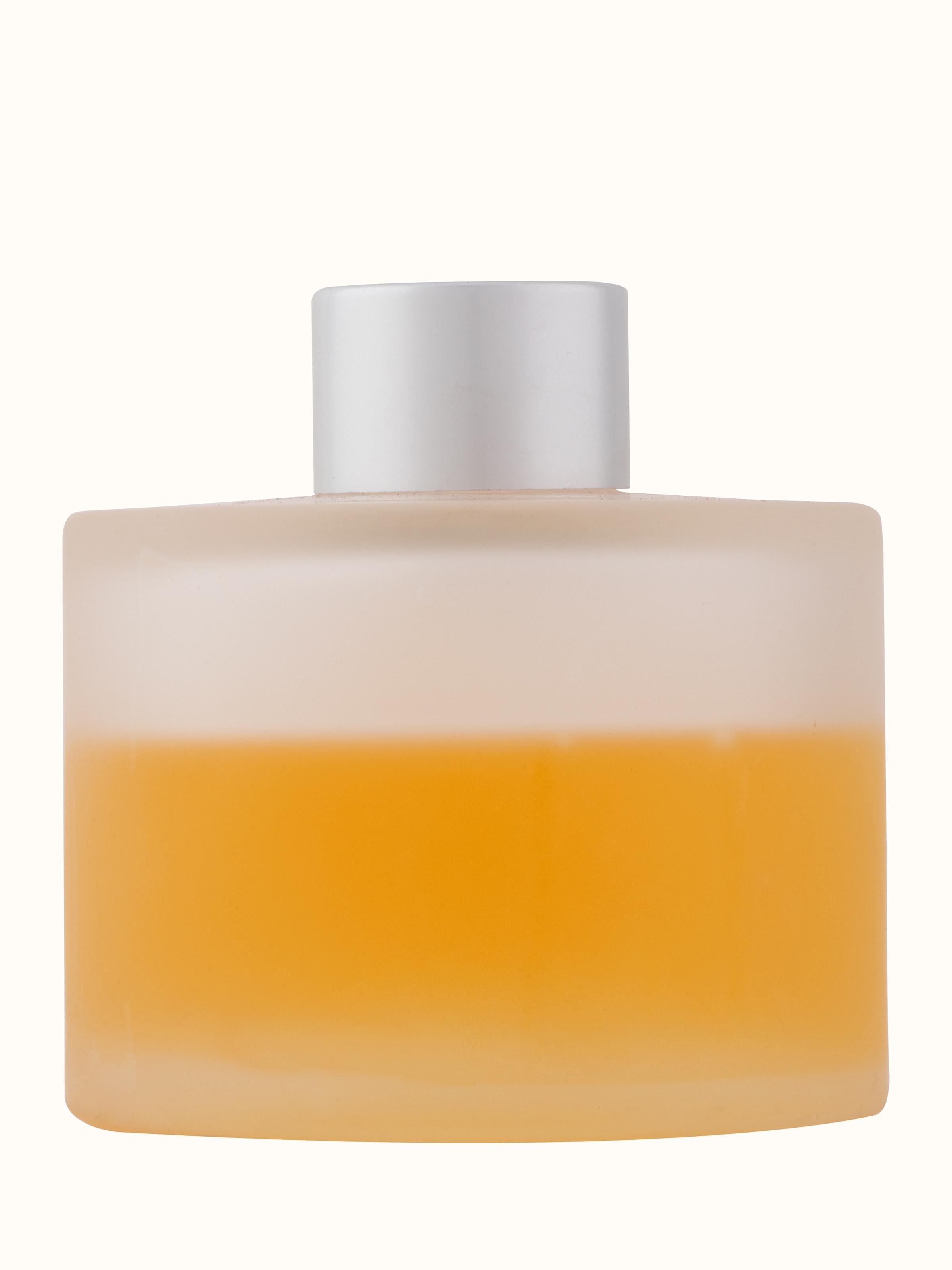 Top-down view of Lavender aroma reed diffuser showcasing the opening and reed placement.