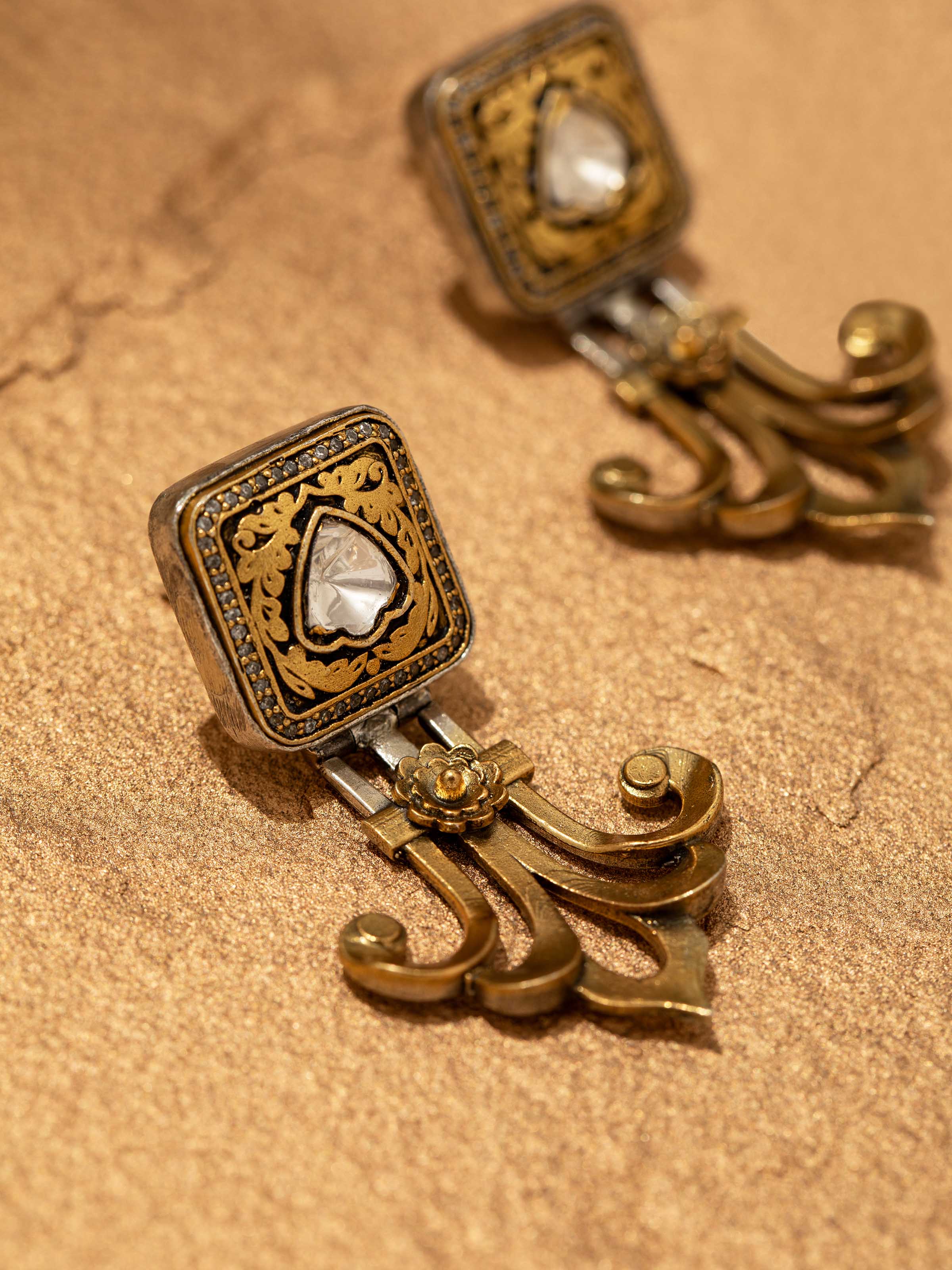 Silver Smithing Drop Earrings