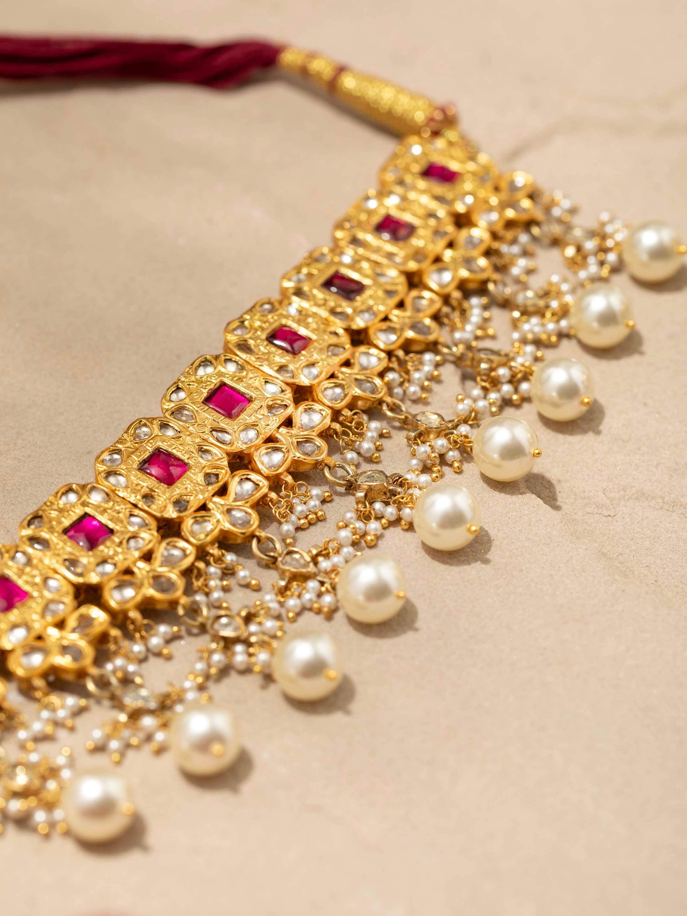 Detailed shot of Silver Smithing Choker highlighting fine craftsmanship