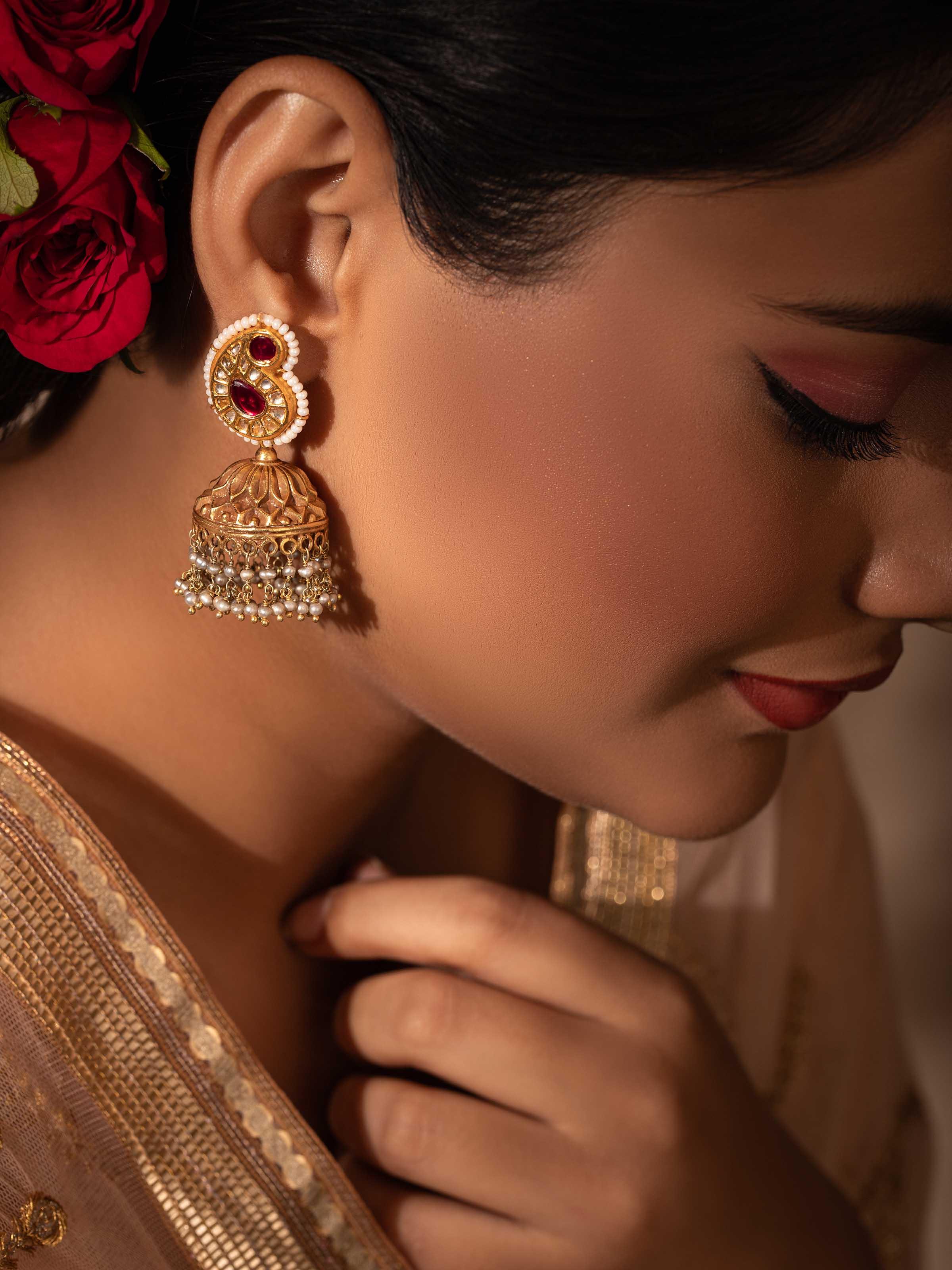 Silver Smithing Jhumkas