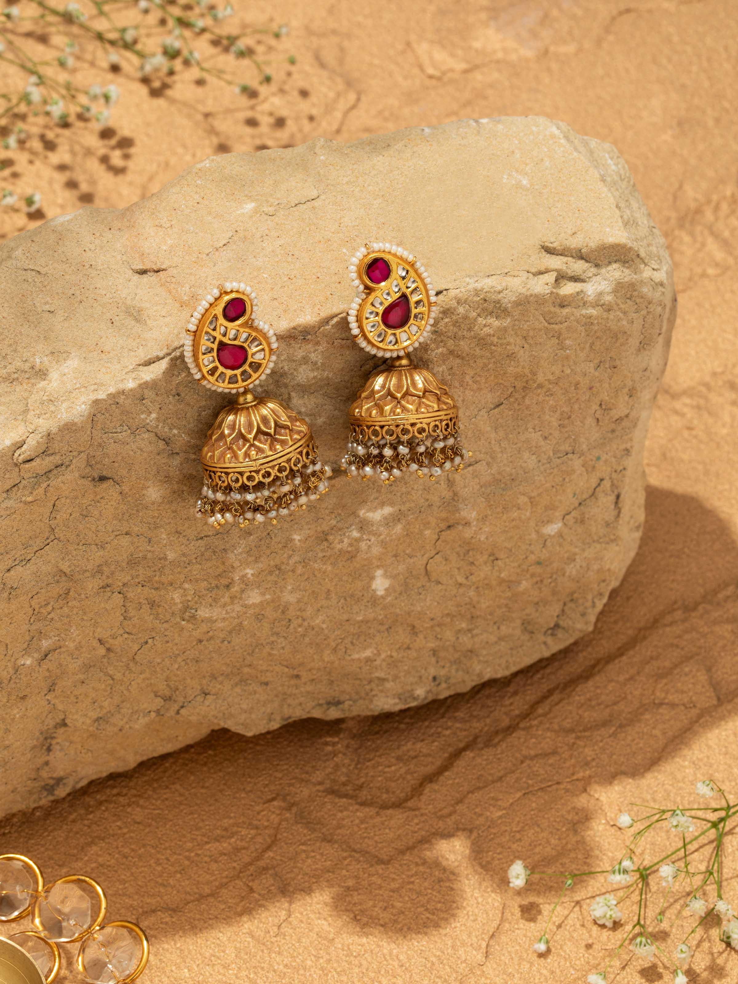 Silver Smithing Jhumkas