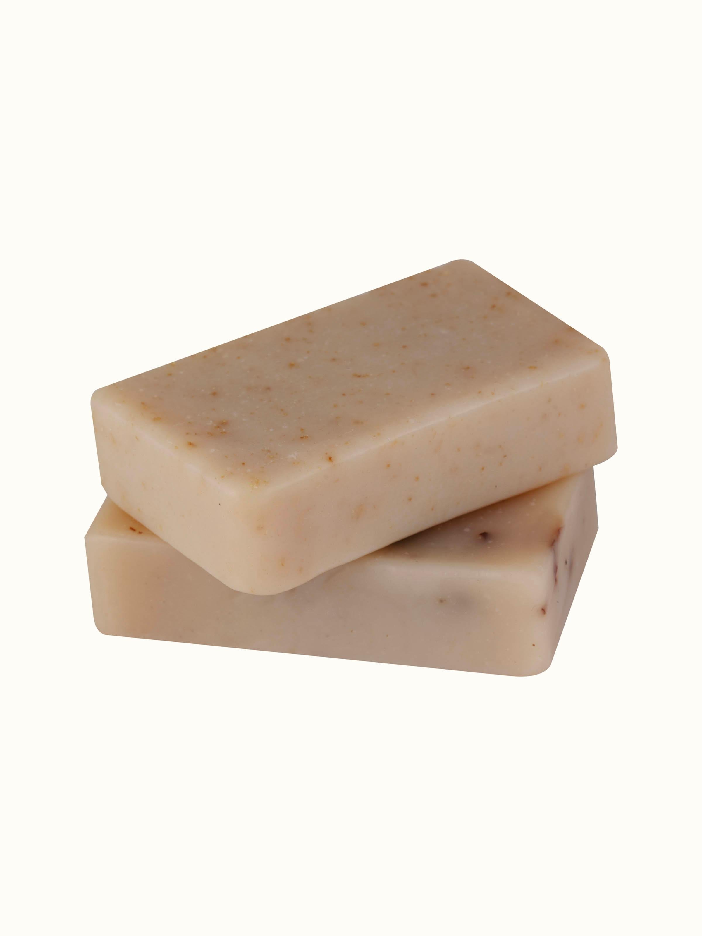 Detailed view of Suvasa Soap Combo Set (Pack of 2) emphasizing the design and texture of the soap bars and packaging.