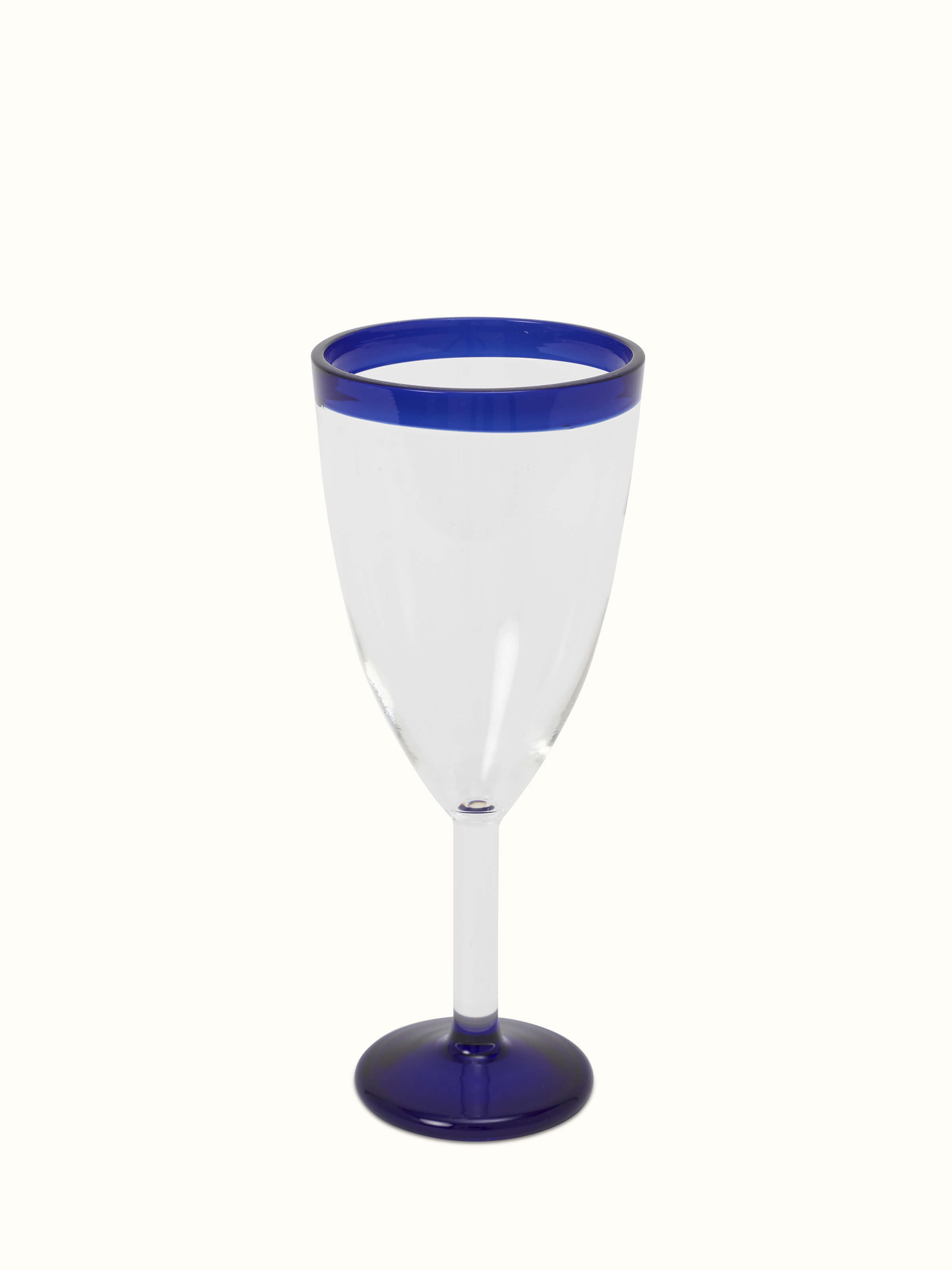 Side view of Glass-Worked Bordeaux Wine Glass Set (2 pcs) showcasing the glasswork and detailed patterns.