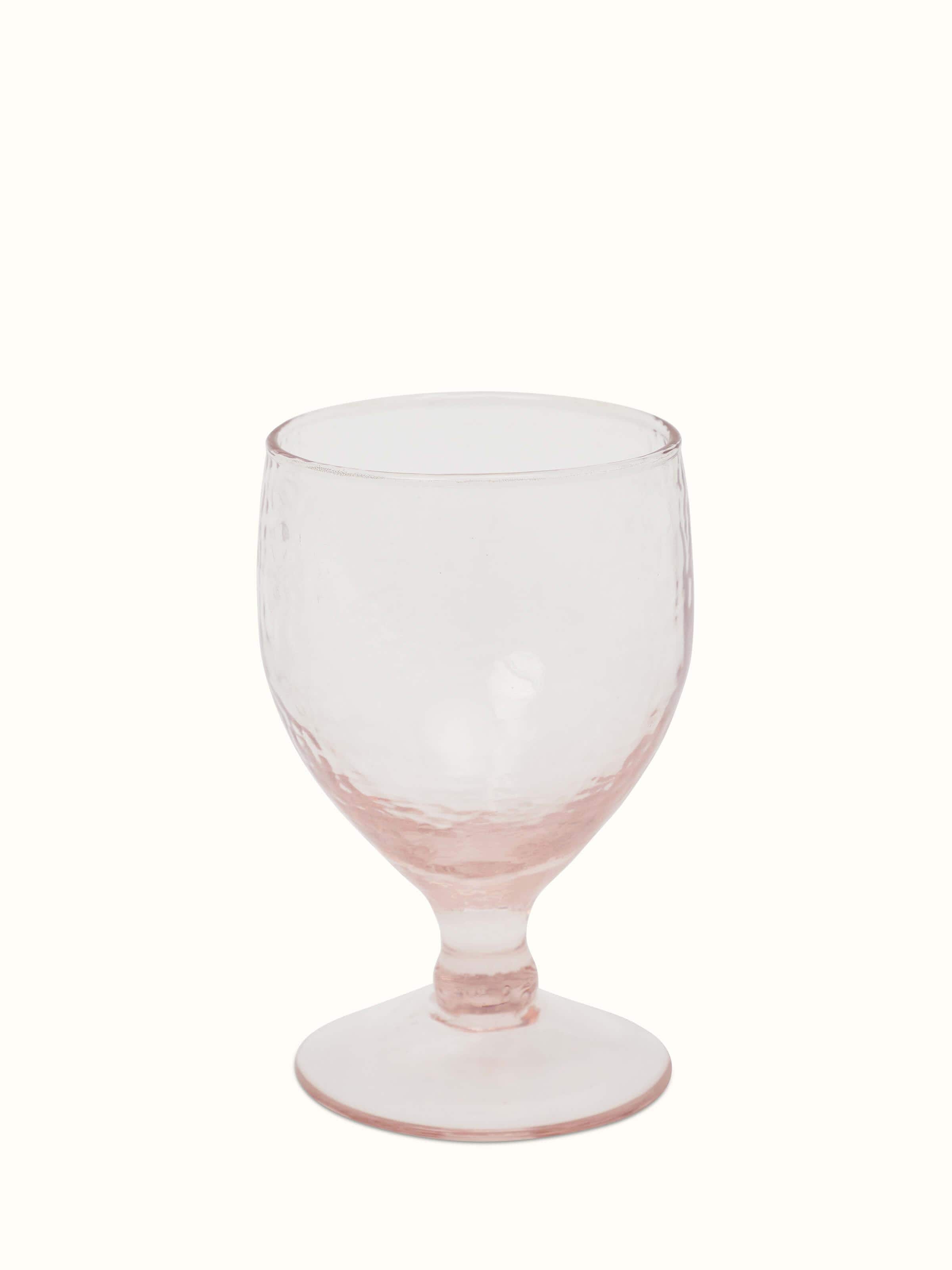 Front view of Glass-Worked Montrachet Glass Set (2 pcs) showcasing design details