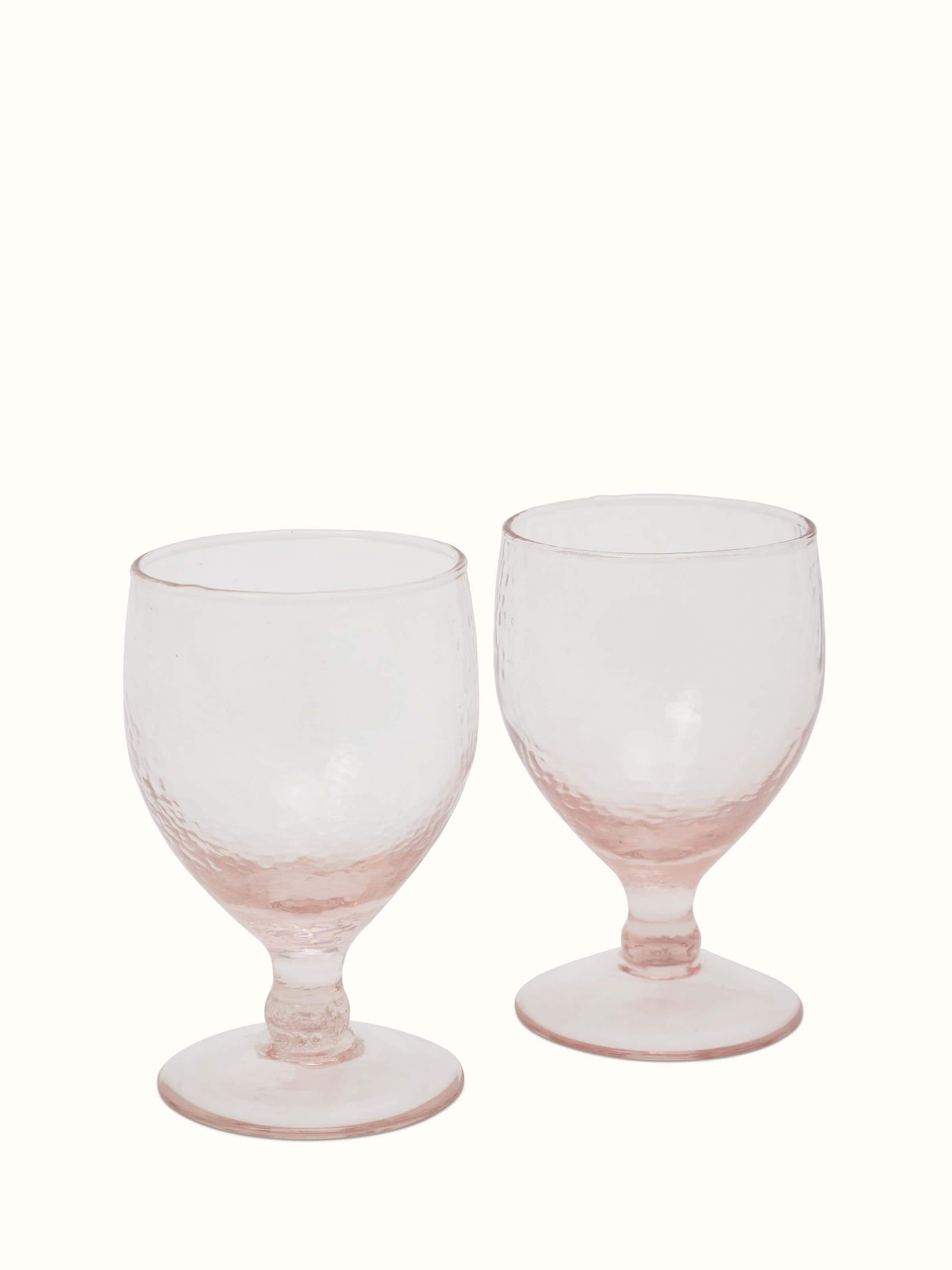 Elegant display of Glass-Worked Montrachet Glass Set (2 pcs)